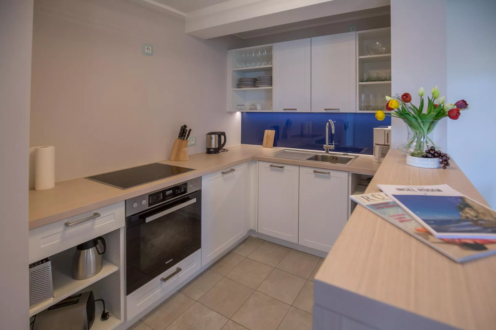 Prora 2-Zimmer-Apt / 2 Personen-Keuken