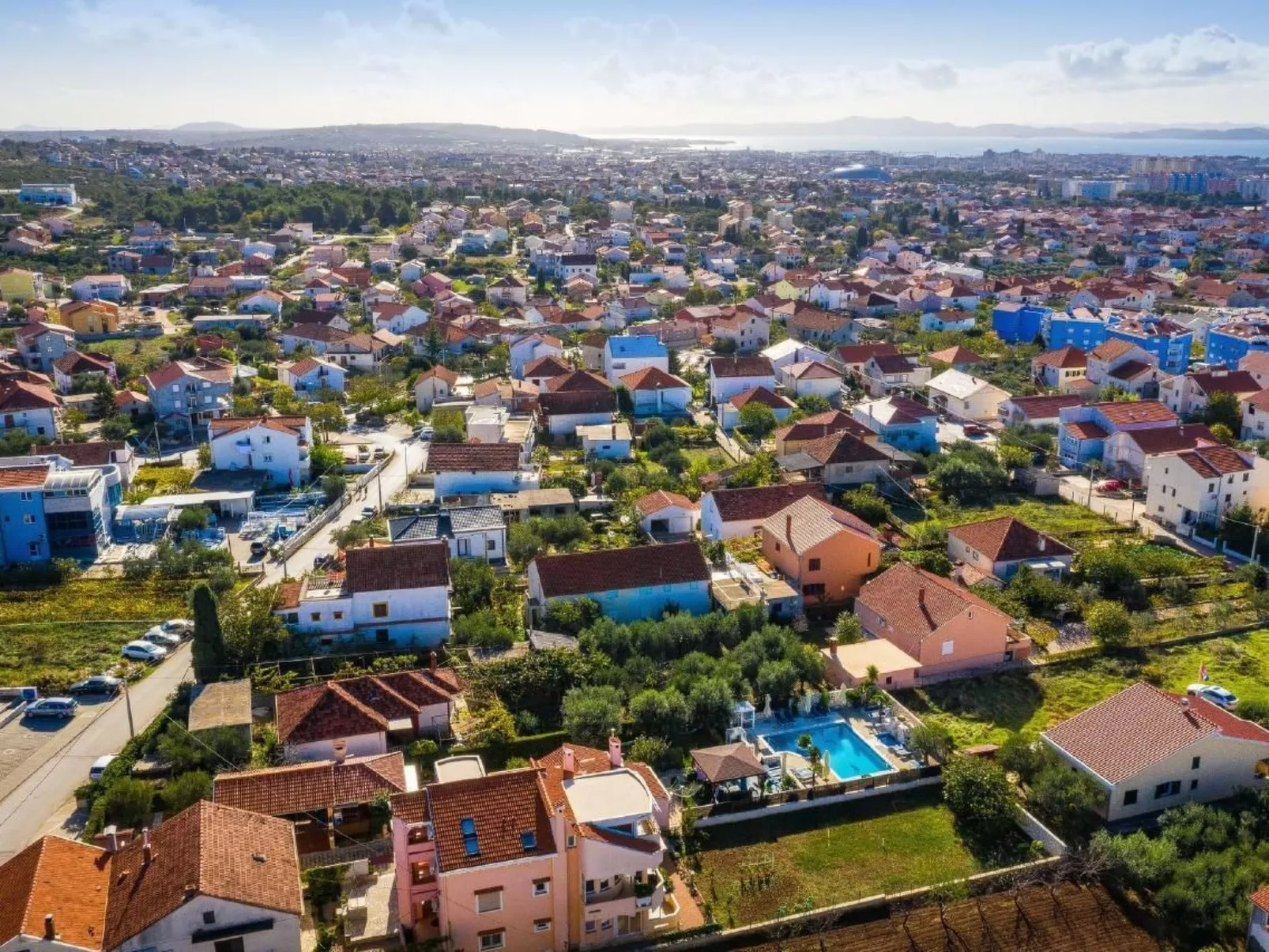 Villa Dalmatina mit Pool  für 4+1 Personen-Buiten