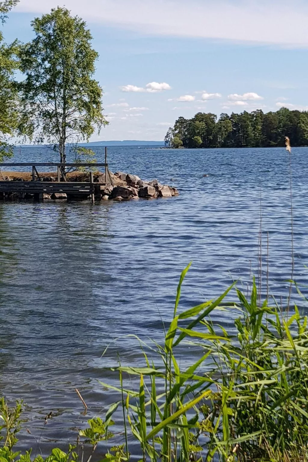 In Karlsborg mit Offenem Kamin-Buiten