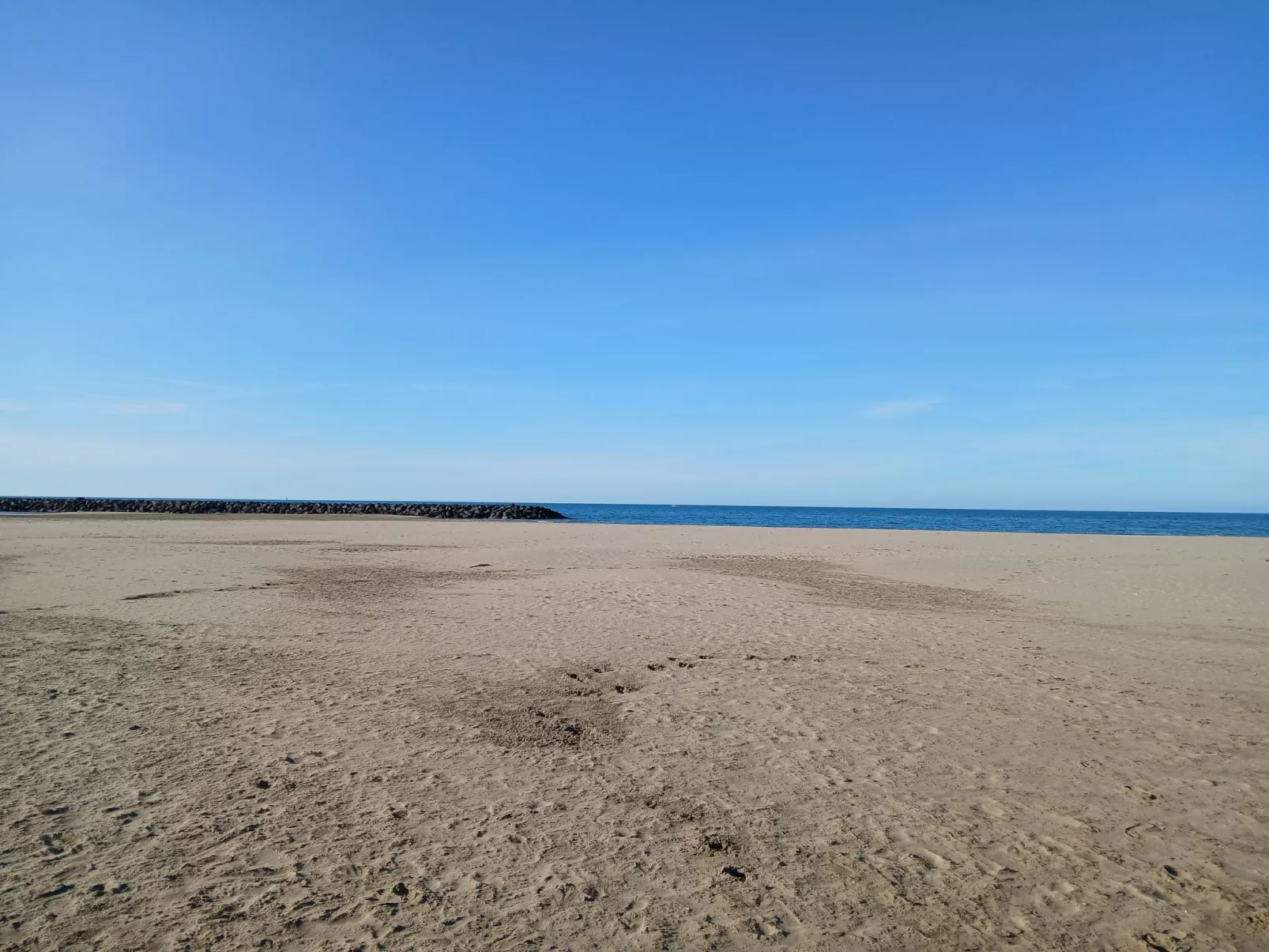 Mobilheim "Les Dunes" mit Blick auf das Wasser-Buiten
