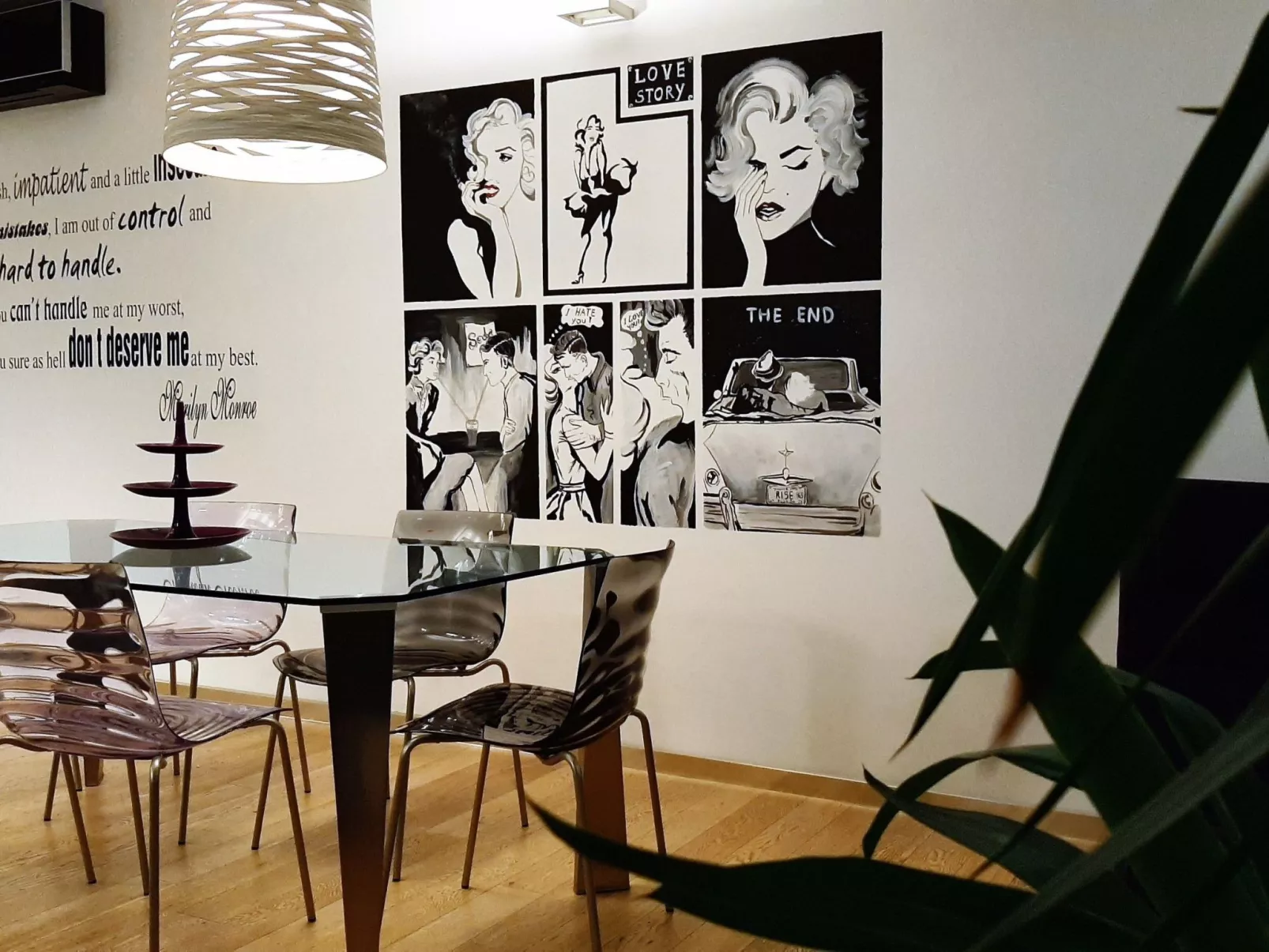 Stylisches Studio mit atemberaubendem Ausblick-Binnen