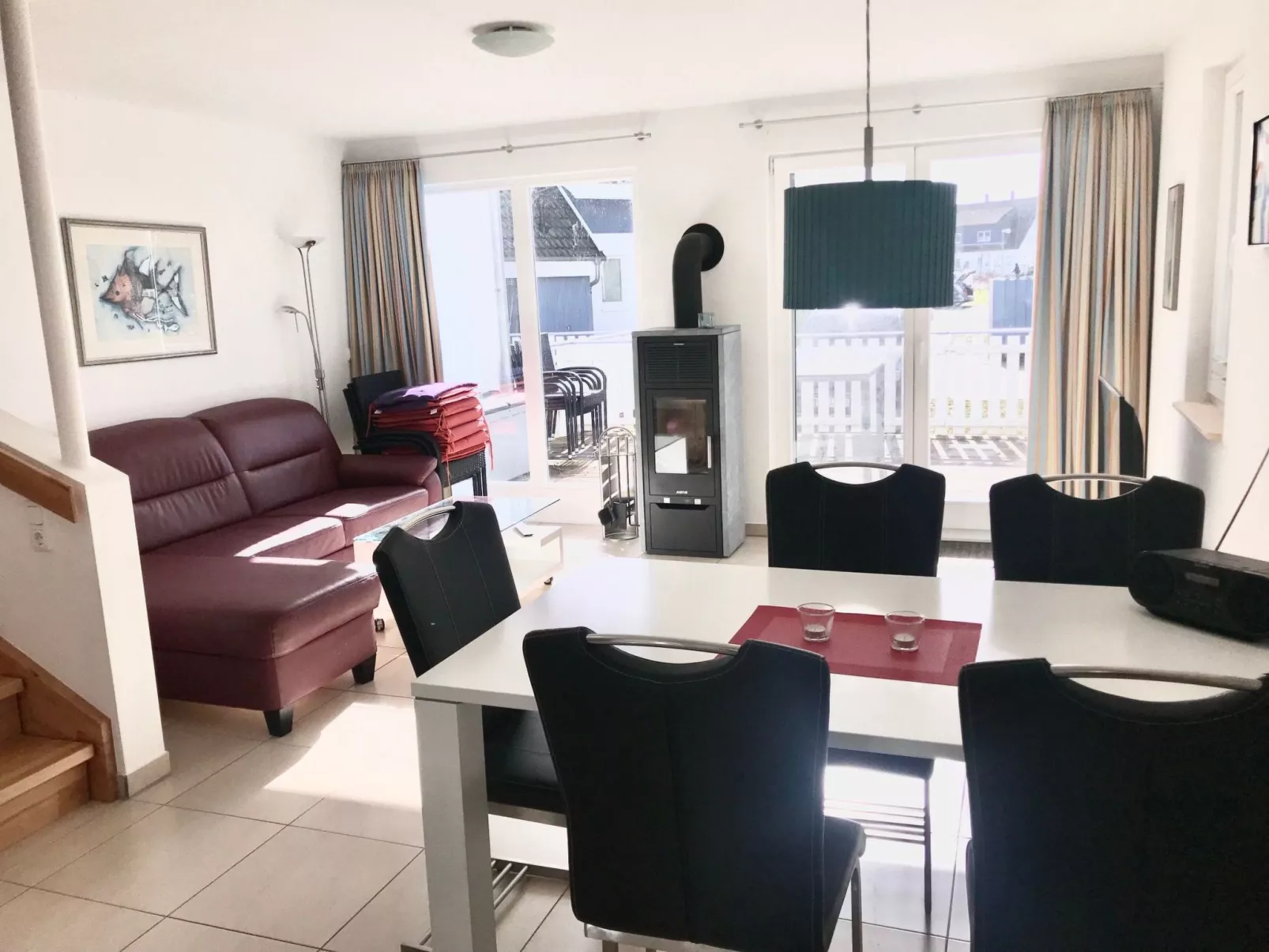 Strandhaus LEE Sauna Kamin Wlan-Binnen