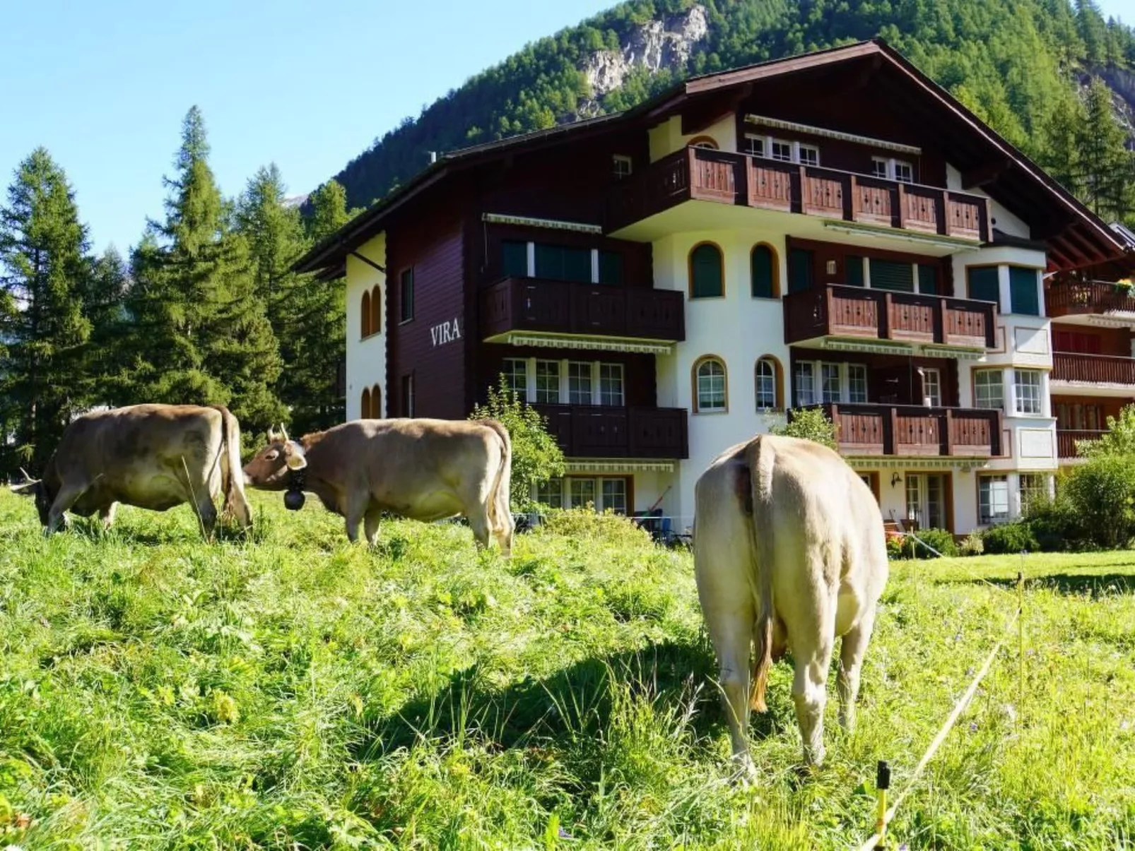 Studio mit traumhaftem Blick auf das Matterhorn-Buiten