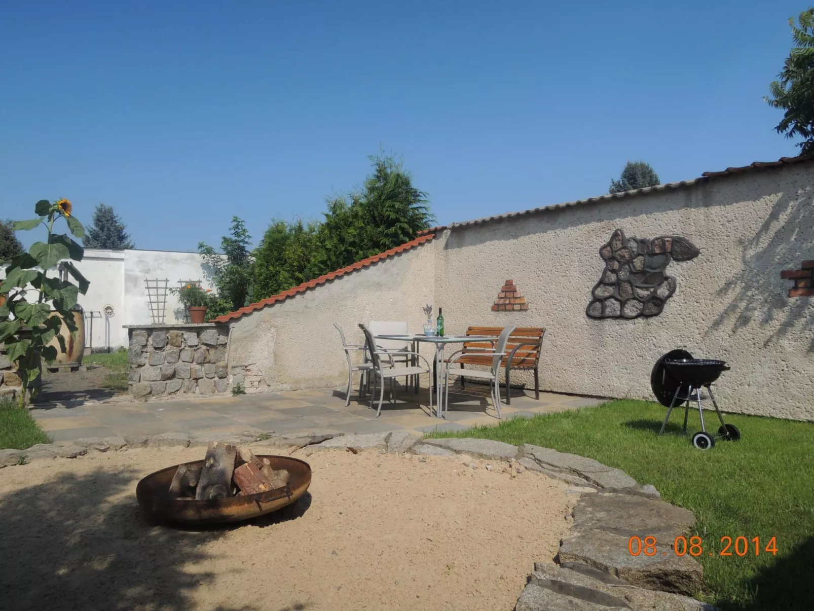 In Ueckermünde mit Garten-Buiten