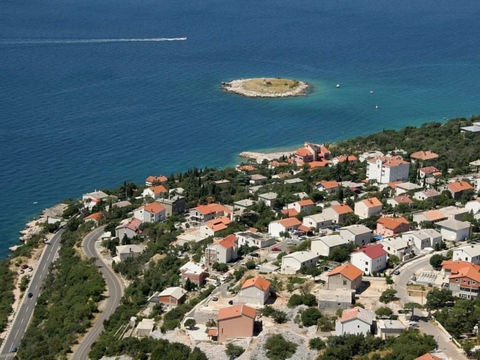 Wohnung für 7 Personen mit Terrasse und Meerblick-Buiten