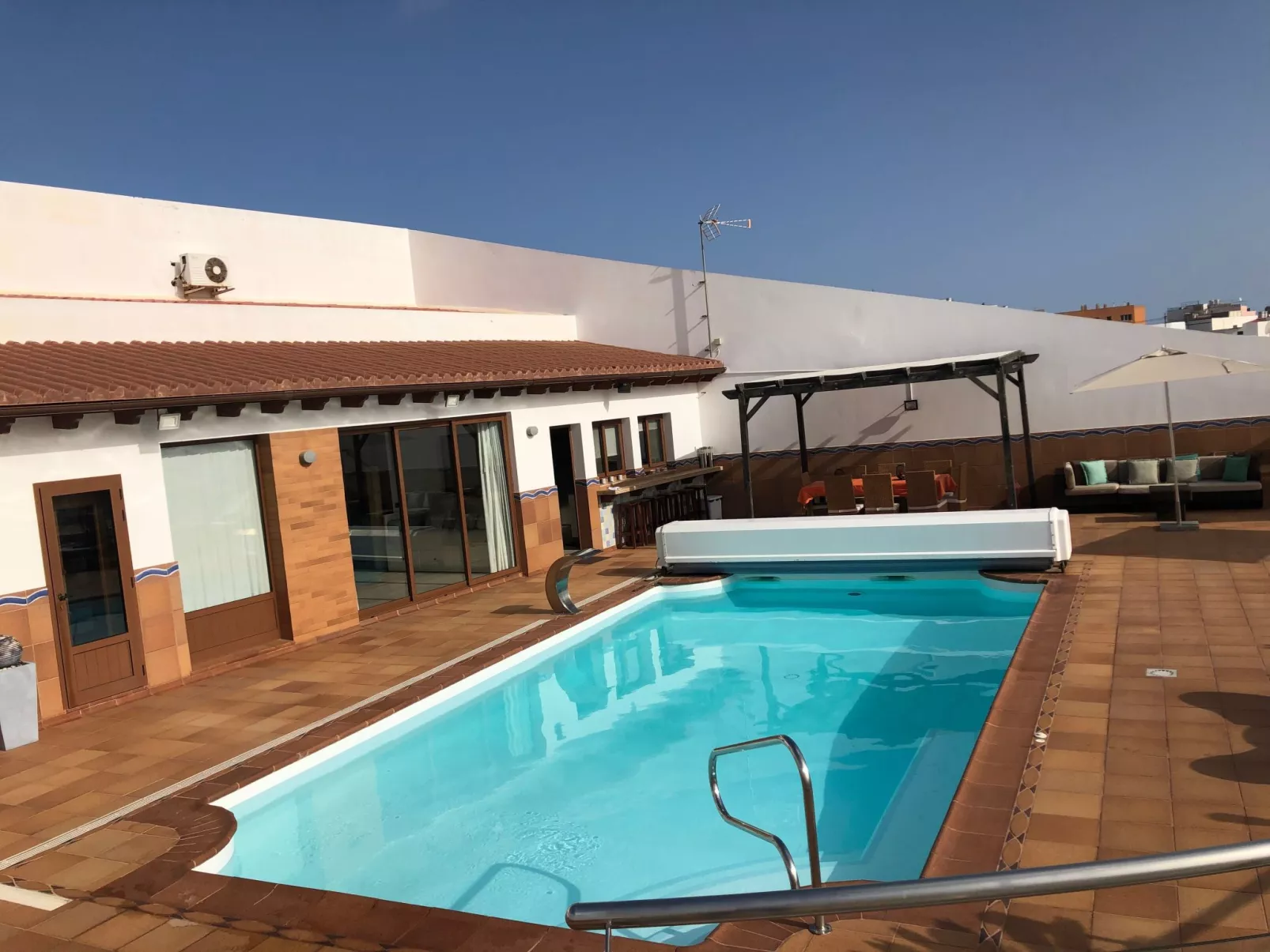 Villa los palmitos Familiäre Privatvilla mit Pool-Buiten