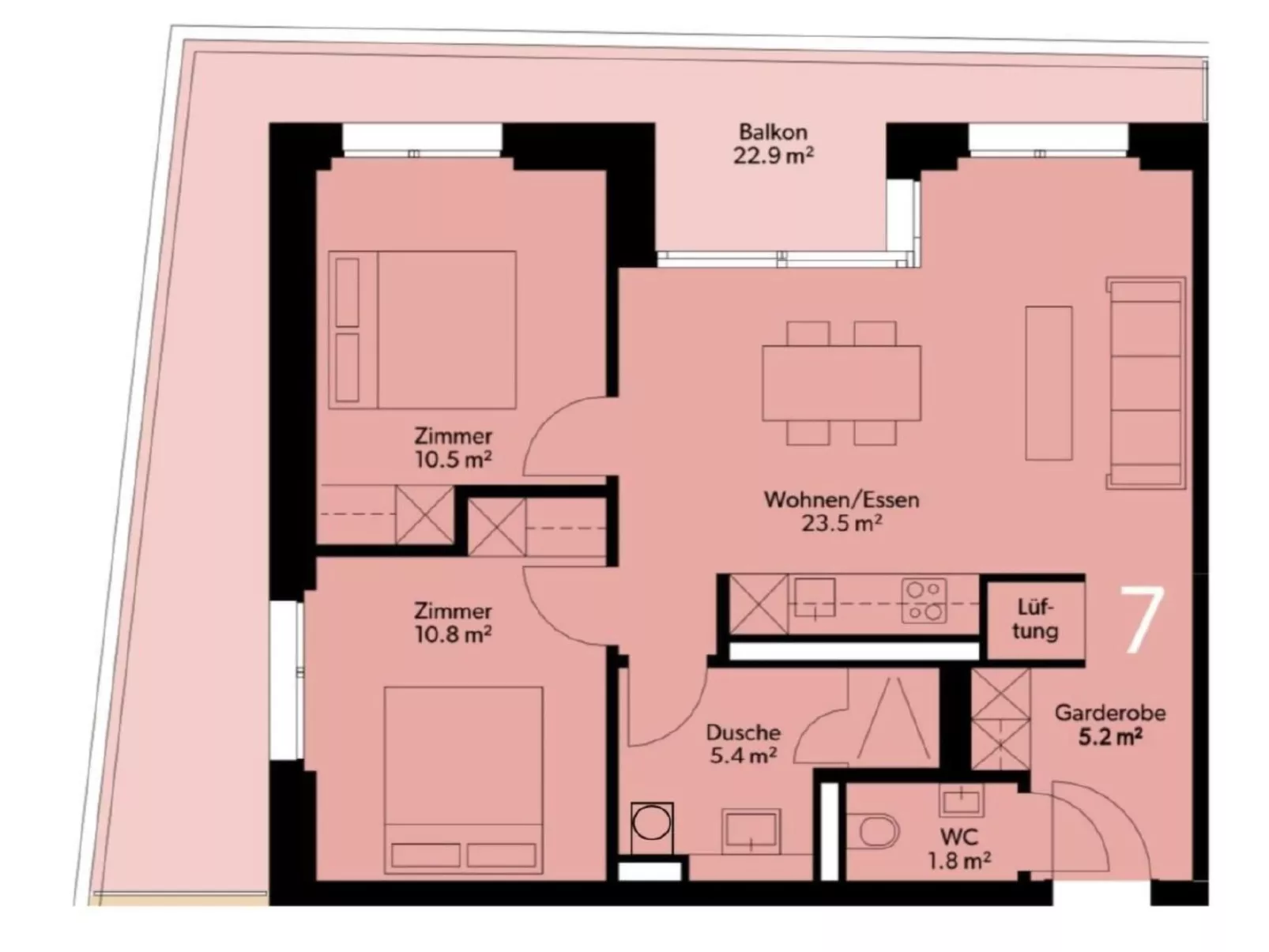 Flims Stenna SELVA direkt bei Bergbahnen Skipiste-Binnen