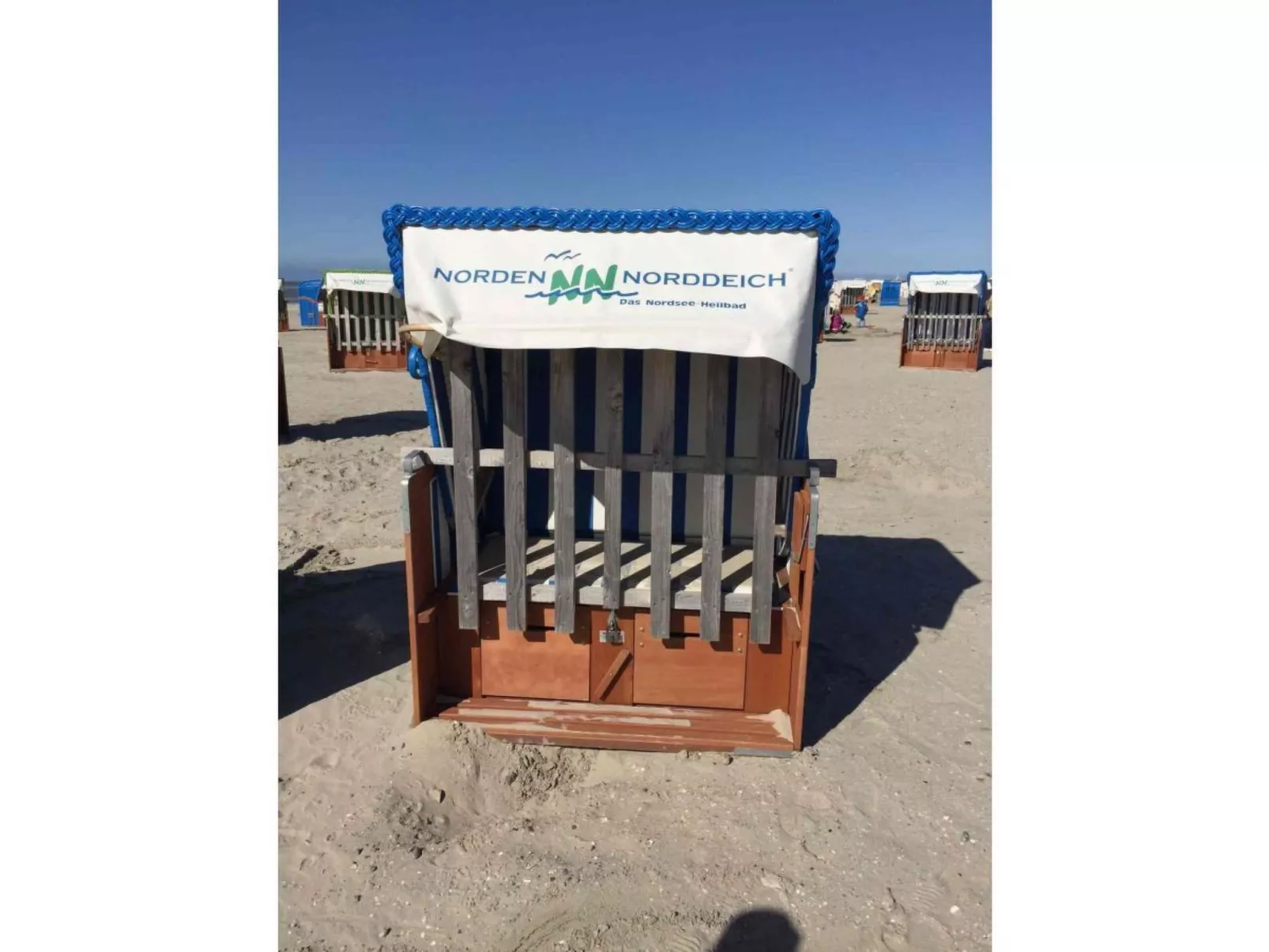 Wohnung in Norddeich direkt am Strand-Buiten