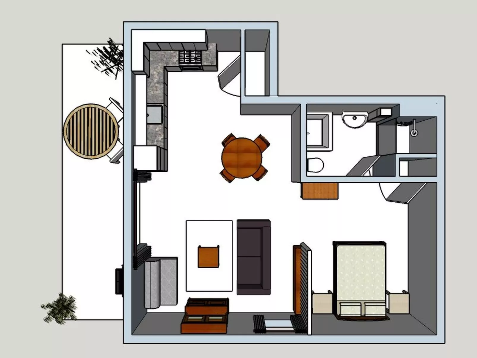 Gîte für zwei Personen-Binnen