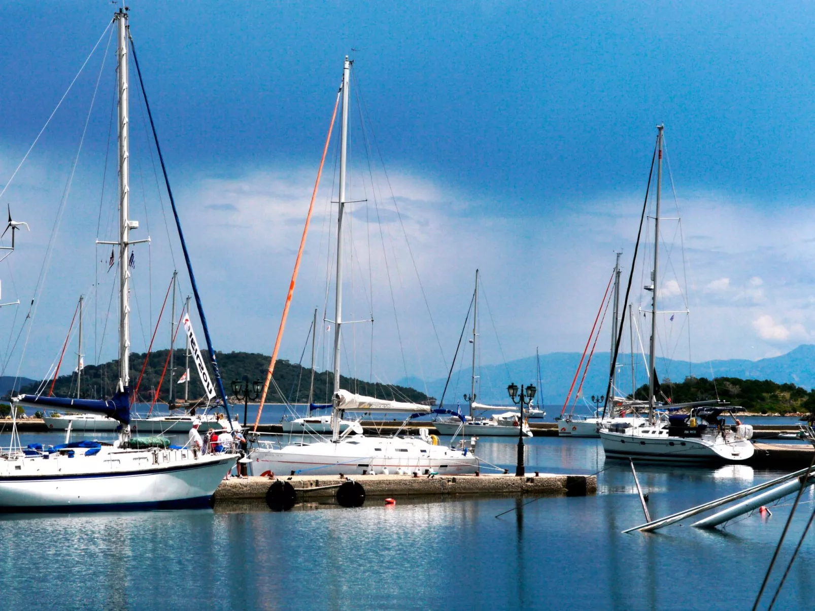 In Paralia Sergoulas mit Kleinem Balkon-Buiten