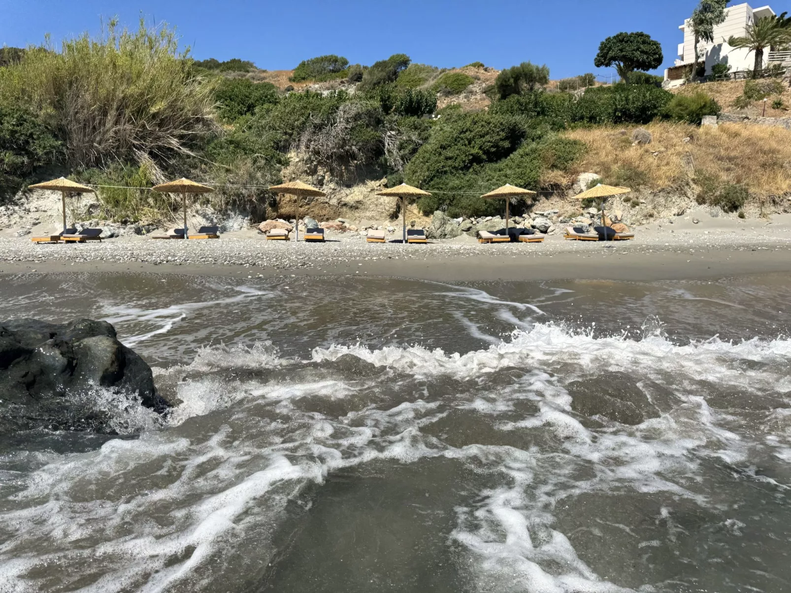 Am Strand "Anatolika cottage"-Buiten