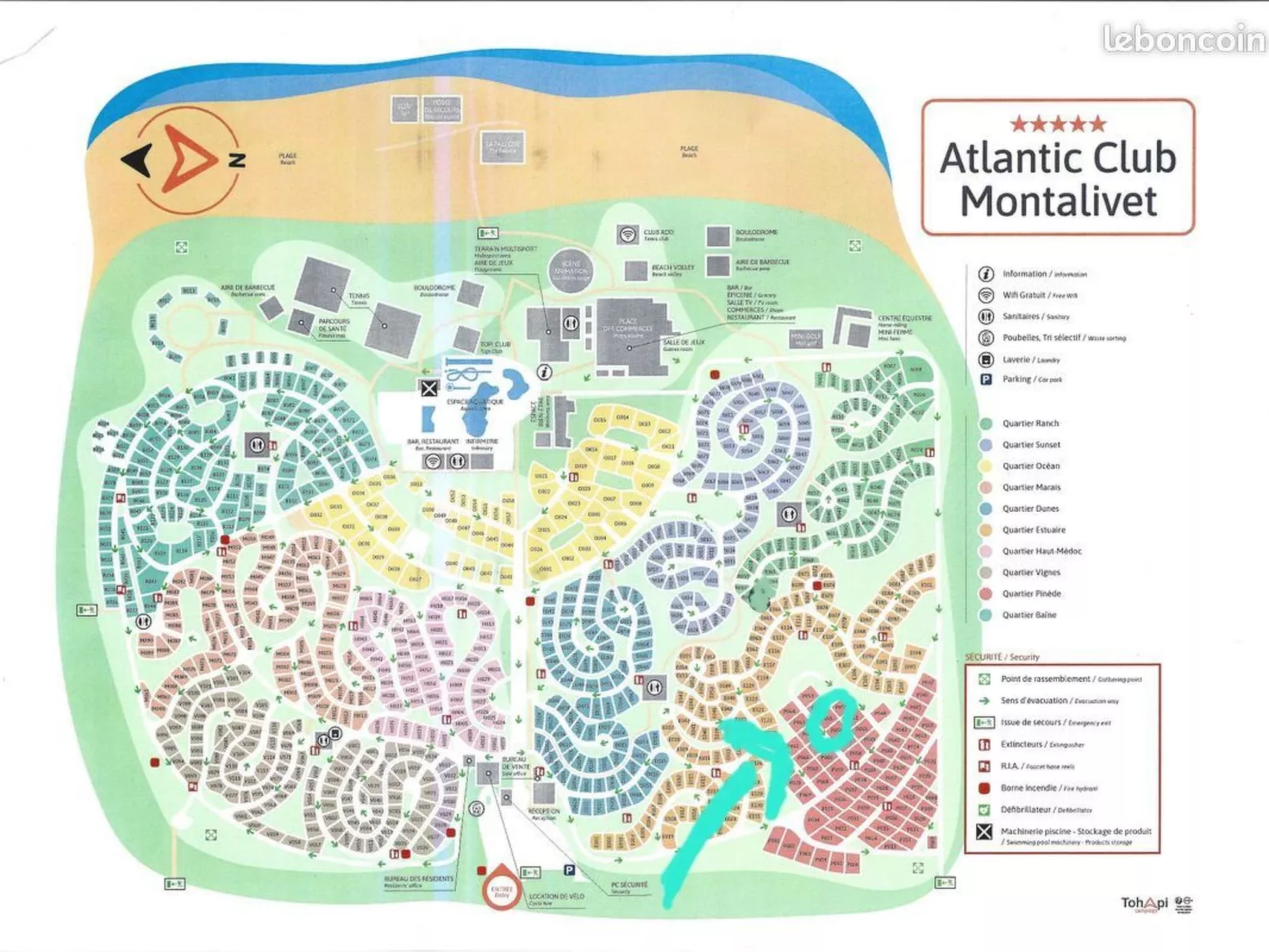 Mobil-home tout confort Camping 5 à Montalivet-Buiten