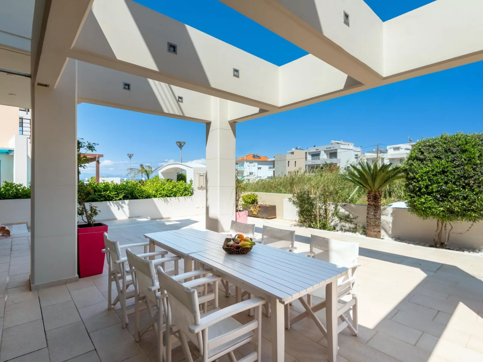 Luxuriöse Villa in Vasiliki-Buiten