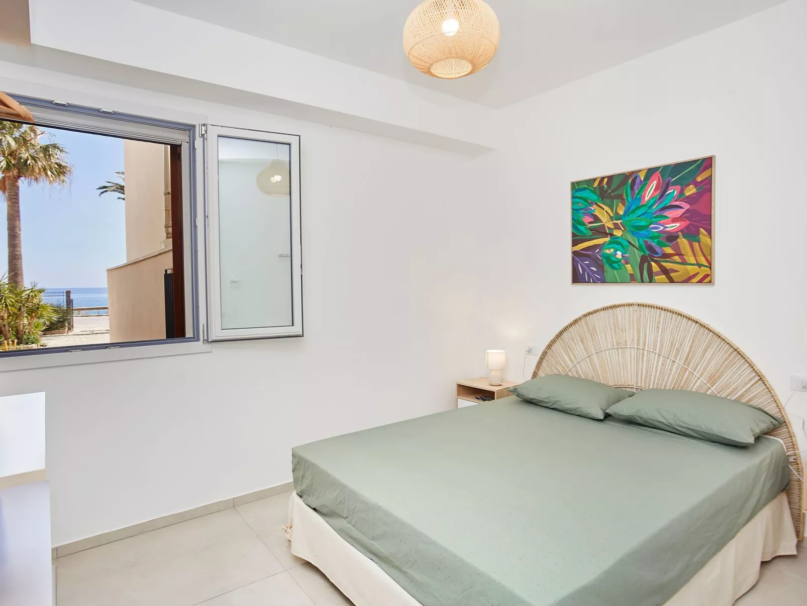 Grüne Wohnung 1 Stockwerk-Binnen