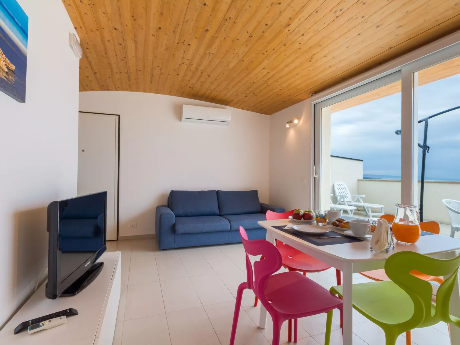 Appartamento con 1 camera da letto VISTA MARE-Binnen