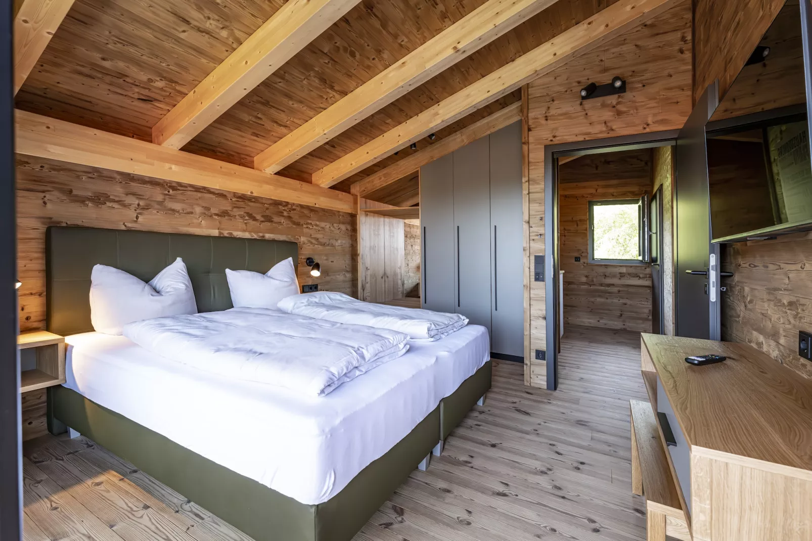 Chalet mit Sauna-Slaapkamer