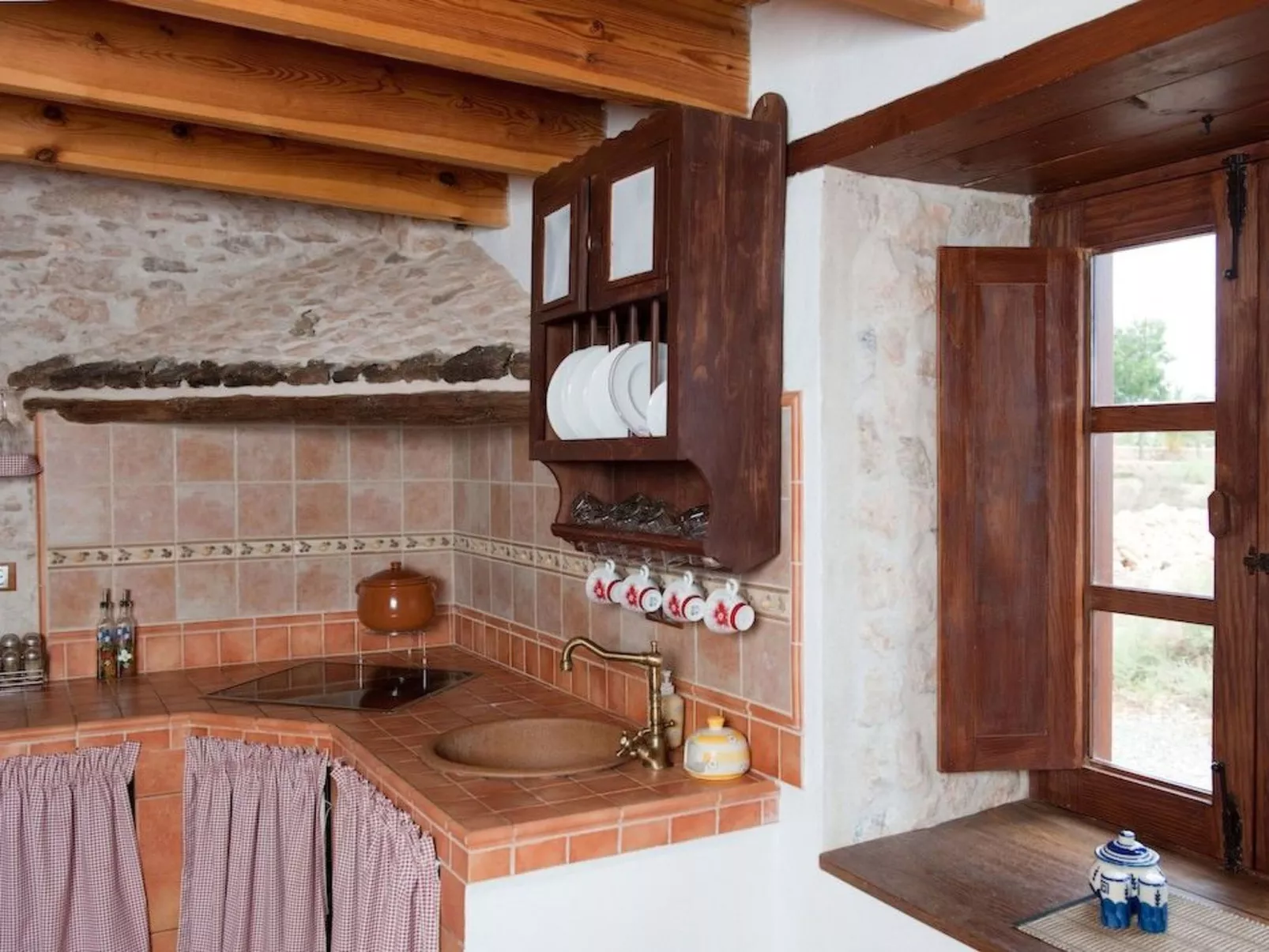 Kanarisches Haus mit privatem Pool und Garten-Binnen