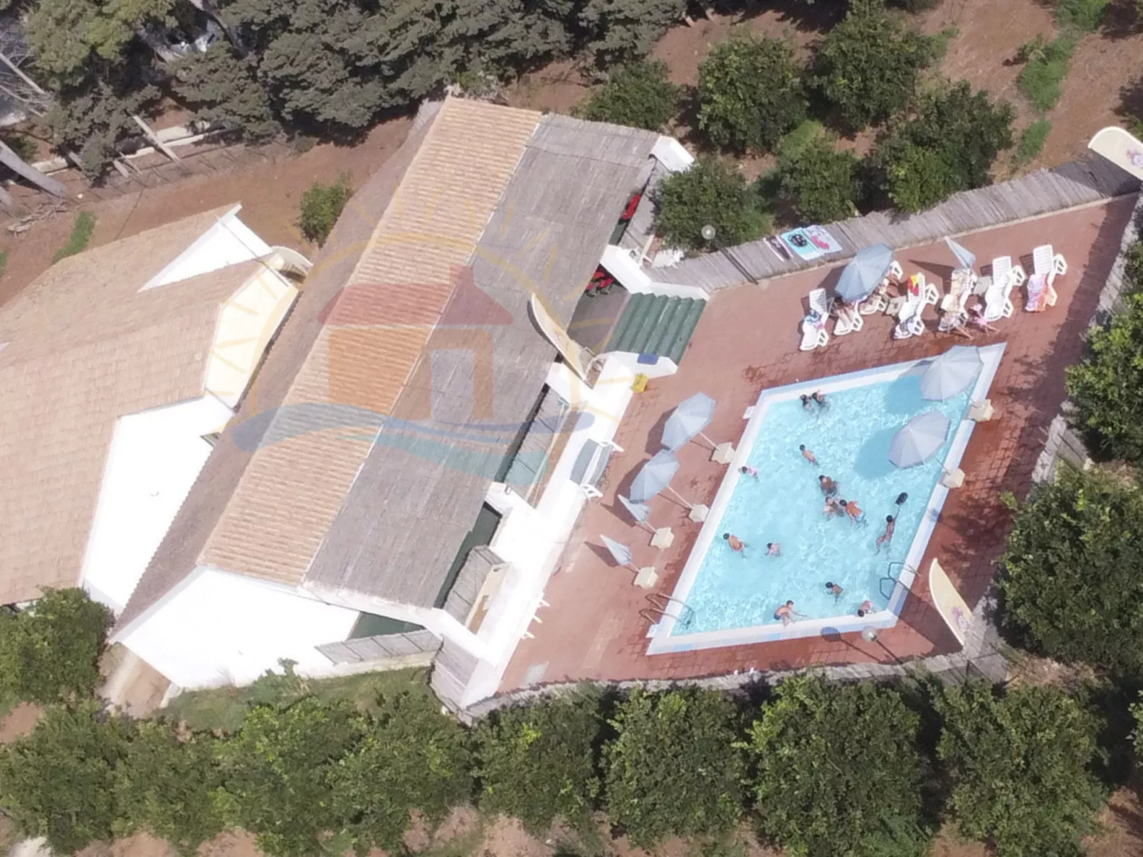 Wohnung "Kastalia" mit Infinity-Pool - Buiten
