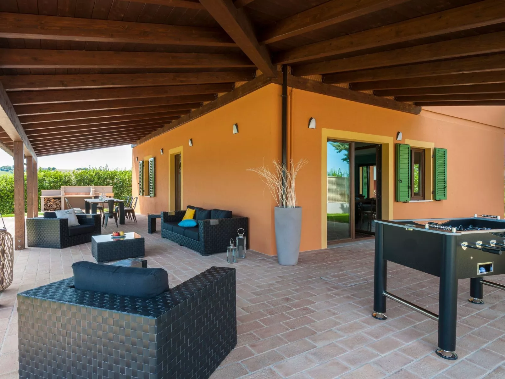 Villa Traiani, Marken Urlaub, privater Pool-Binnen