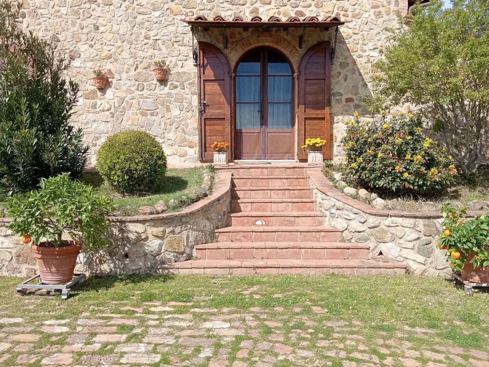 Marias Bauernhof-Buiten