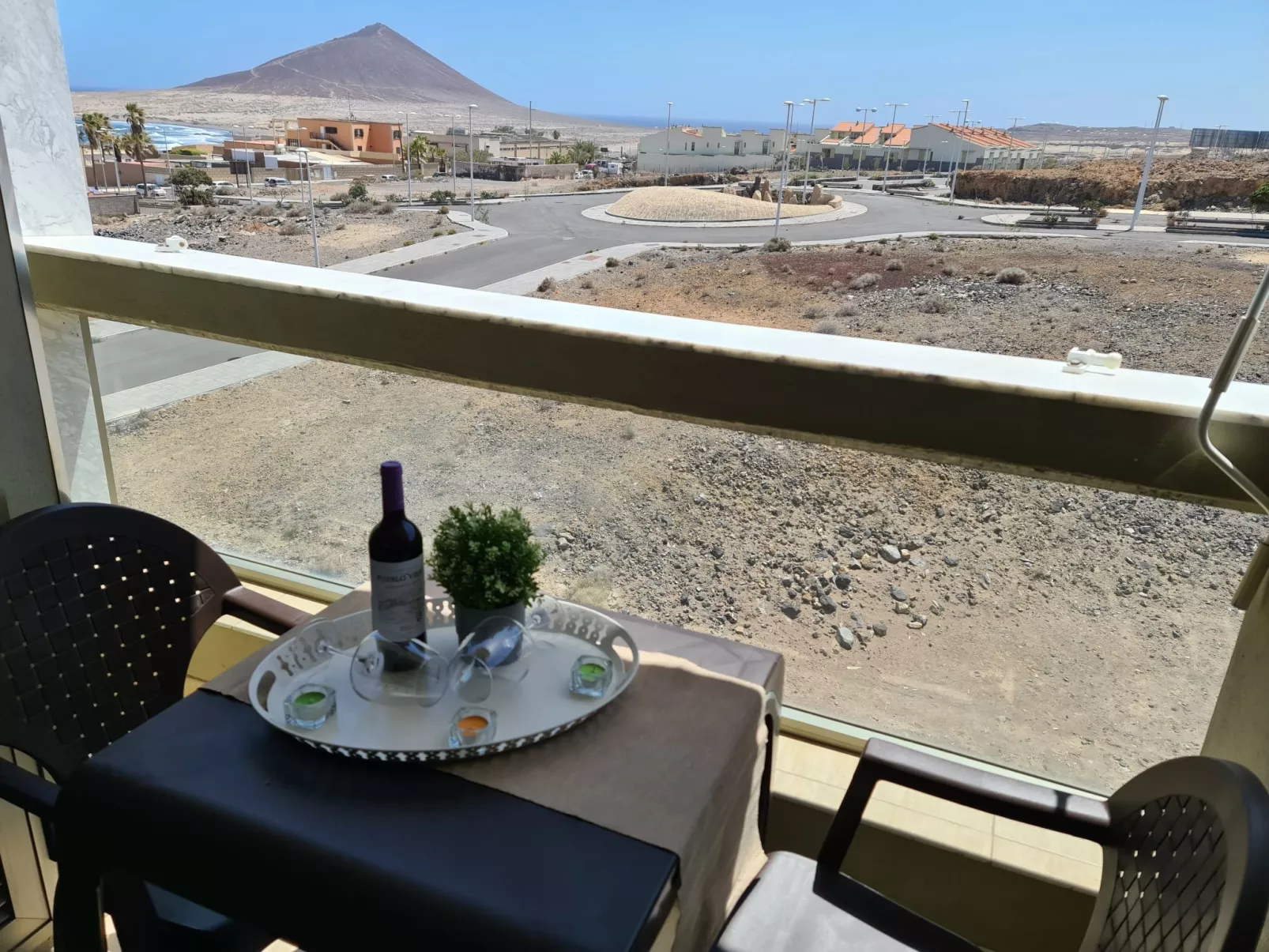 Tolle Wohnung in El Médano mit Grill-Buiten