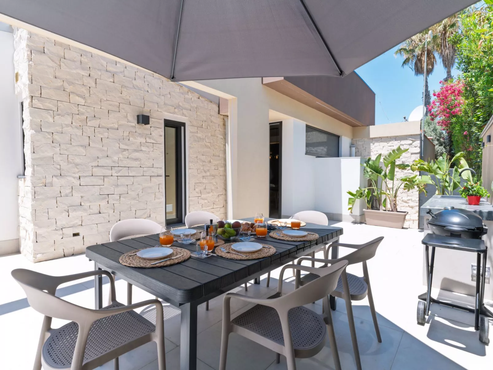 Nereide, Luxusvilla mit Pool am Meer-Buiten