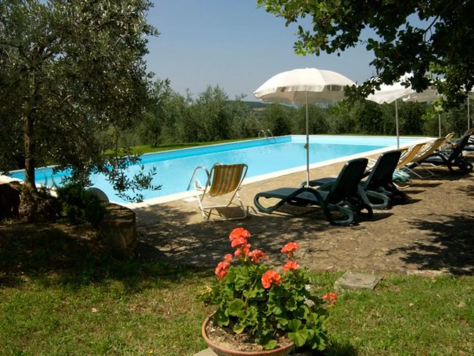 Urlaub flach weiß - Buiten