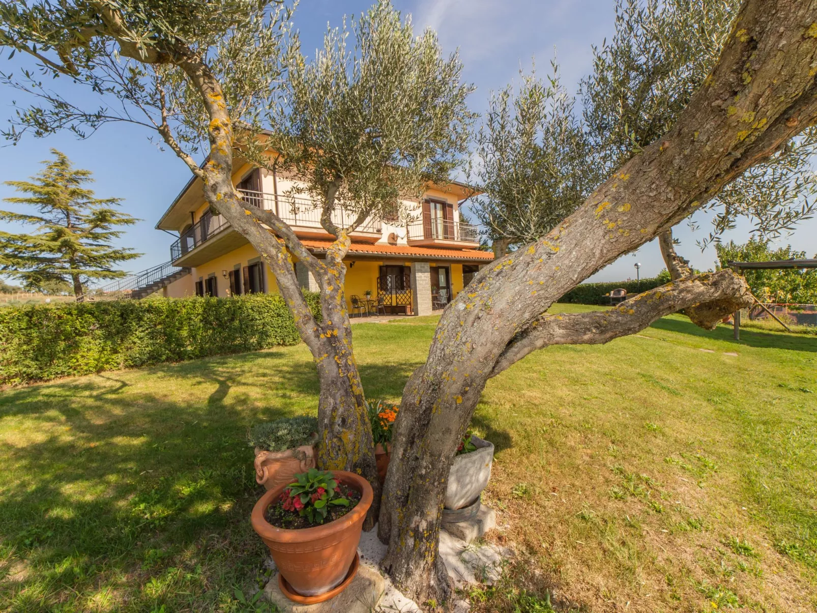 Wohnung 'Sunflower' mit Privatparkplatz-Buiten