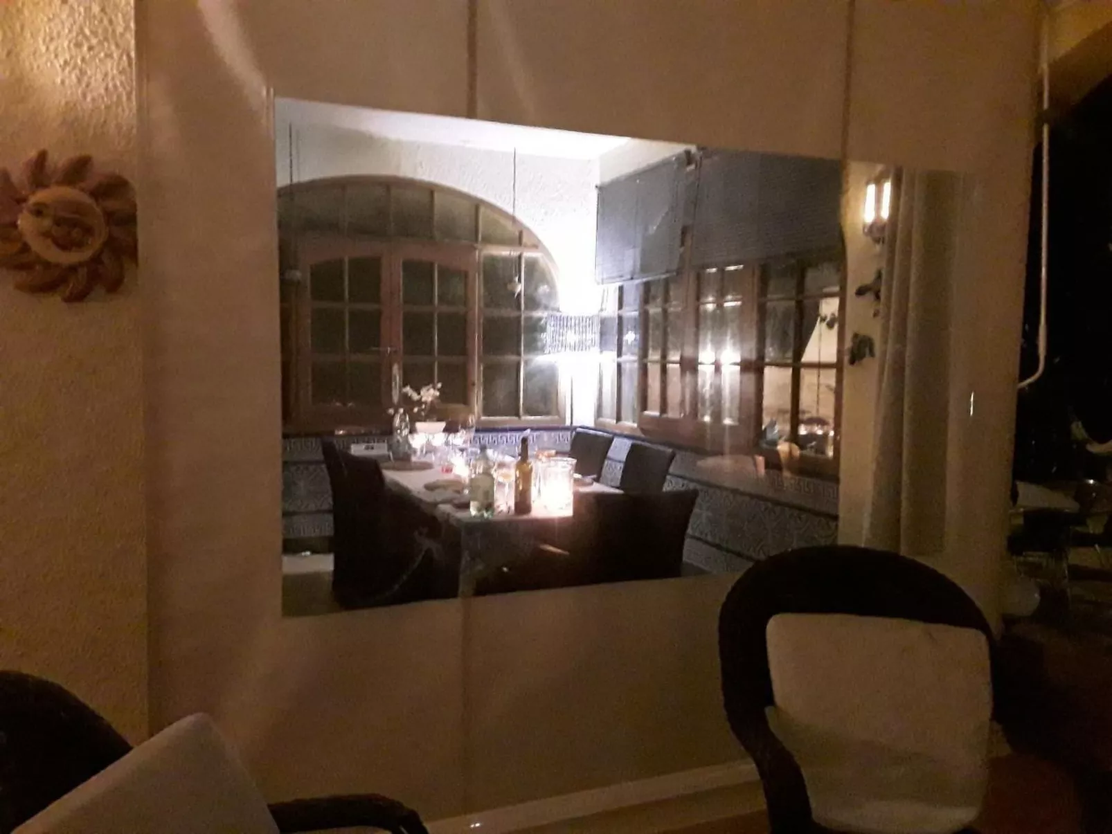 Ferienhaus mit Pool am Meer - Binnen