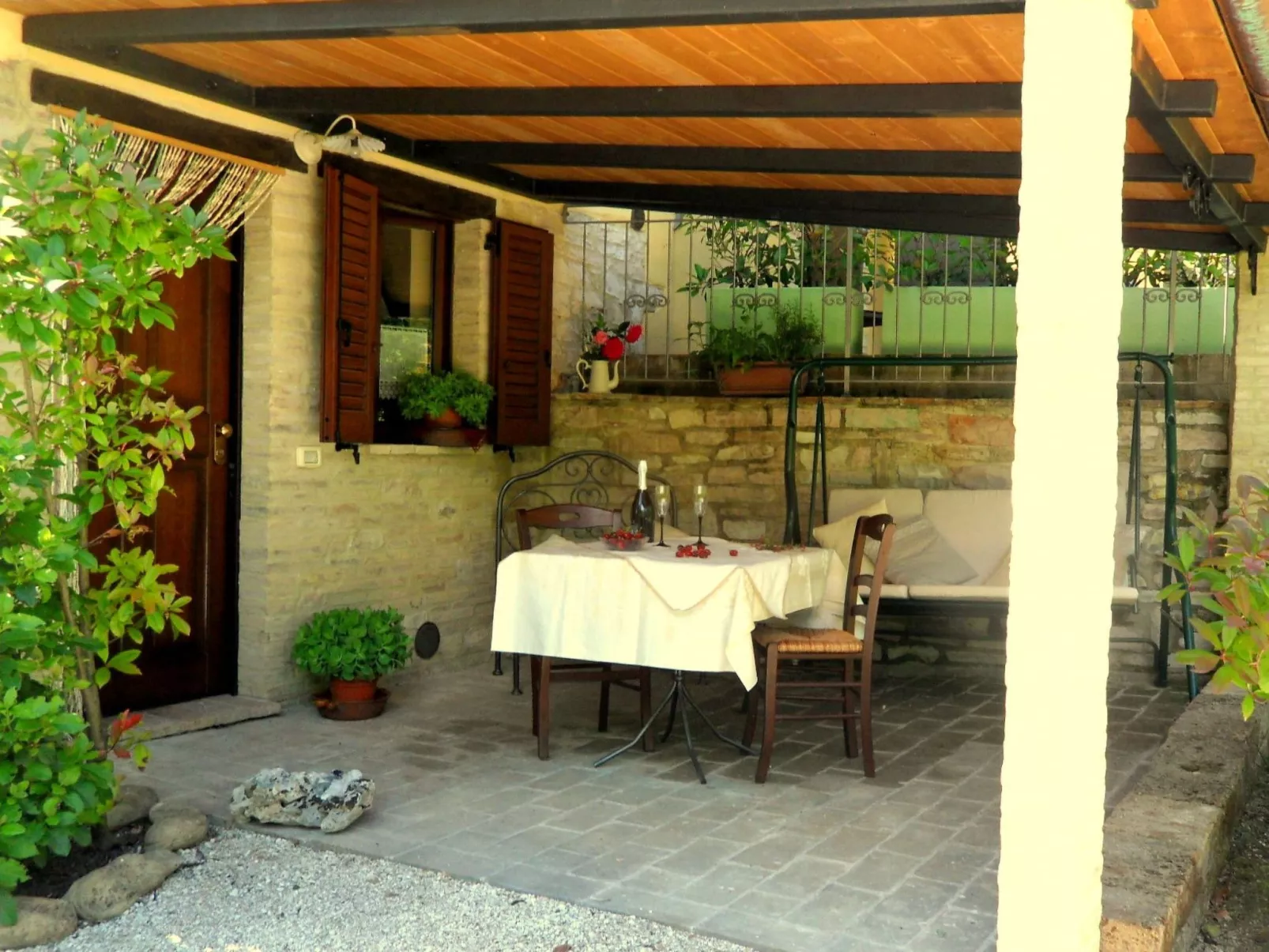 Flacher Flieder-Buiten