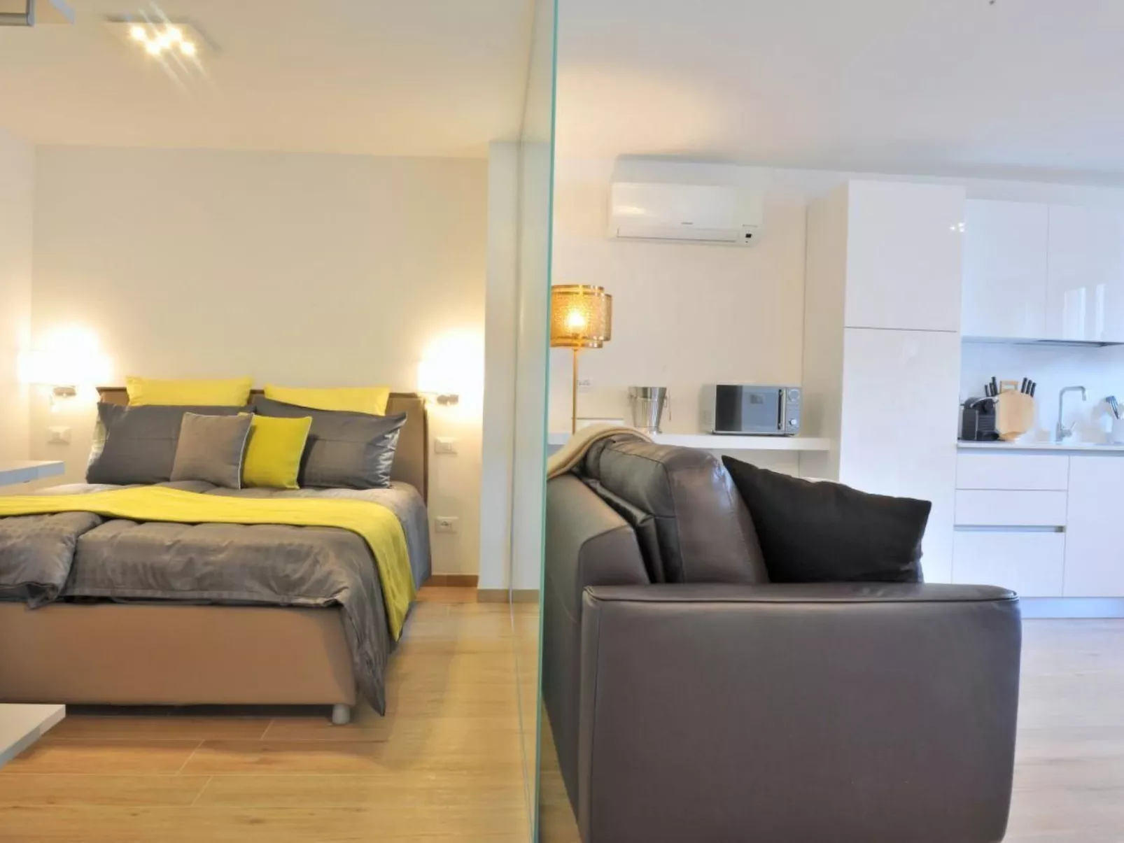 Ein-Zimmer-Wohnung 'Bella Vacanza 7' mit Blick aufs Wasser - Binnen