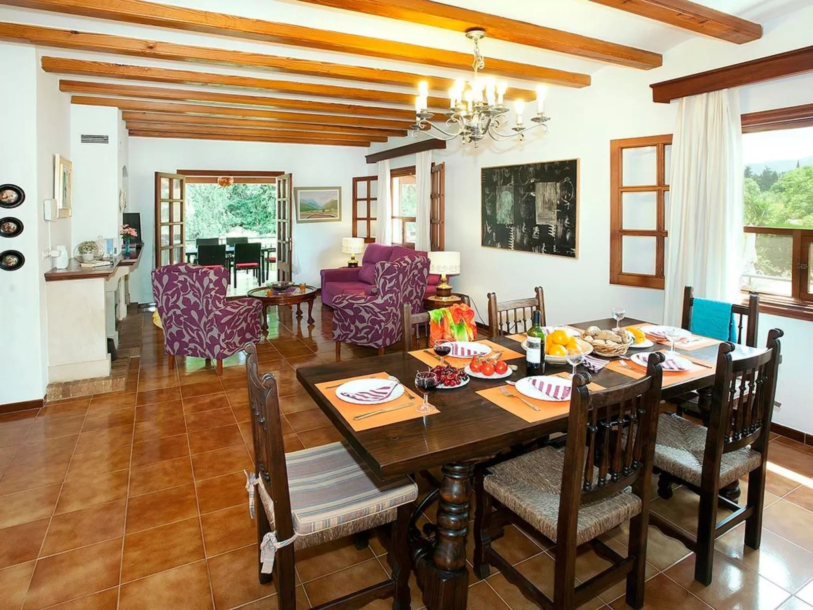 Villa 800 m vom Zentrum von Pollença entfernt-Binnen