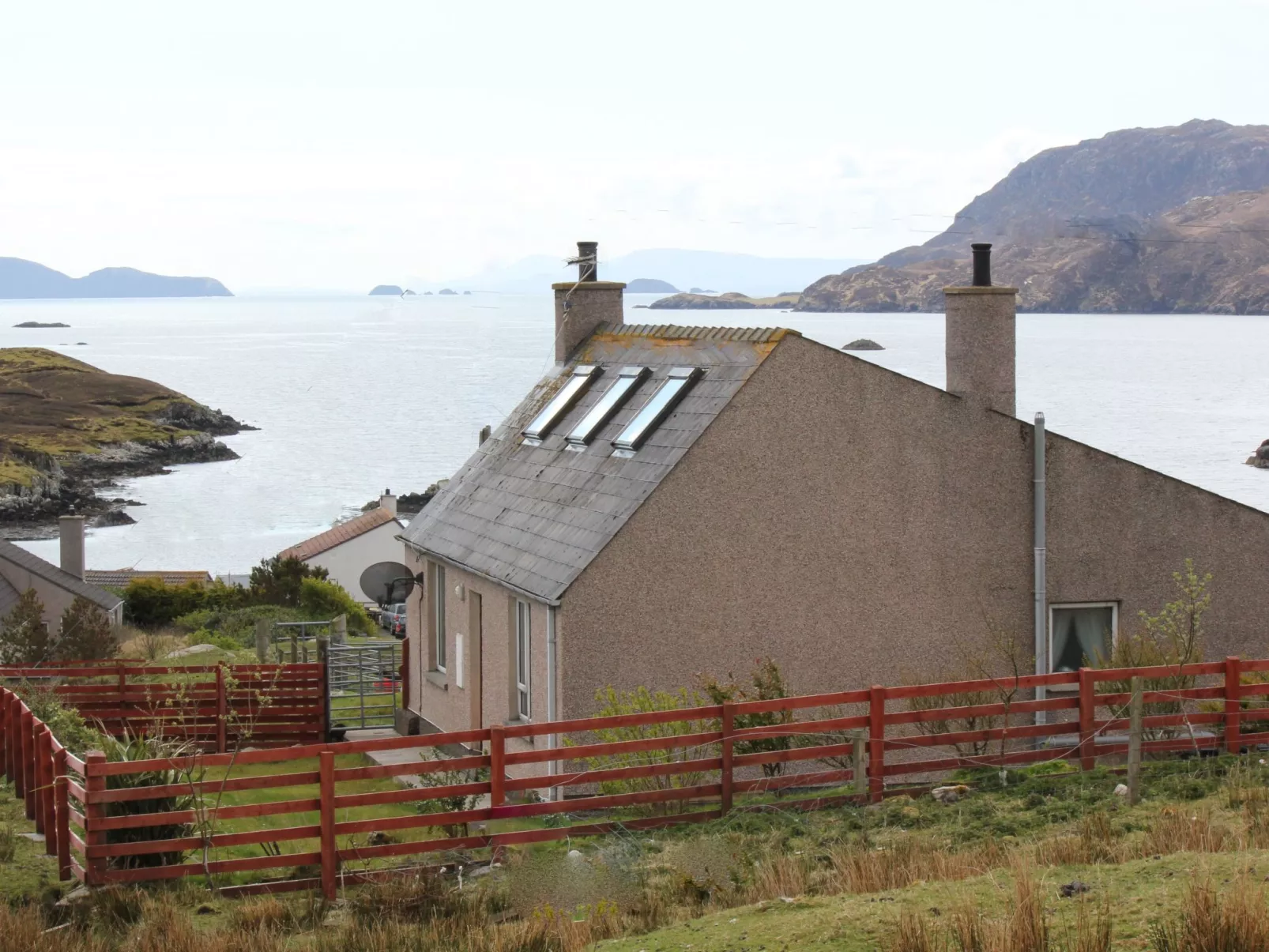 Rustikales Ferienhaus Shiantview-Buiten
