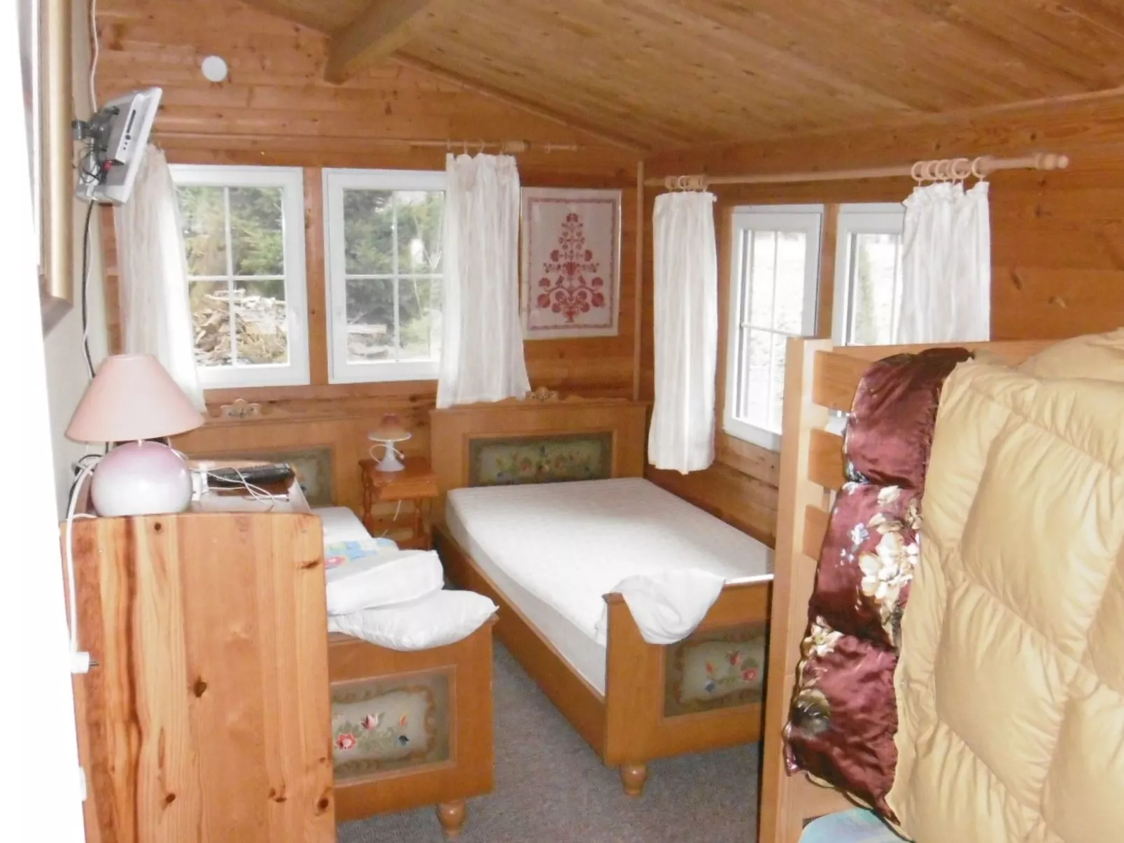 Blockhaus für fünf Personen-Binnen