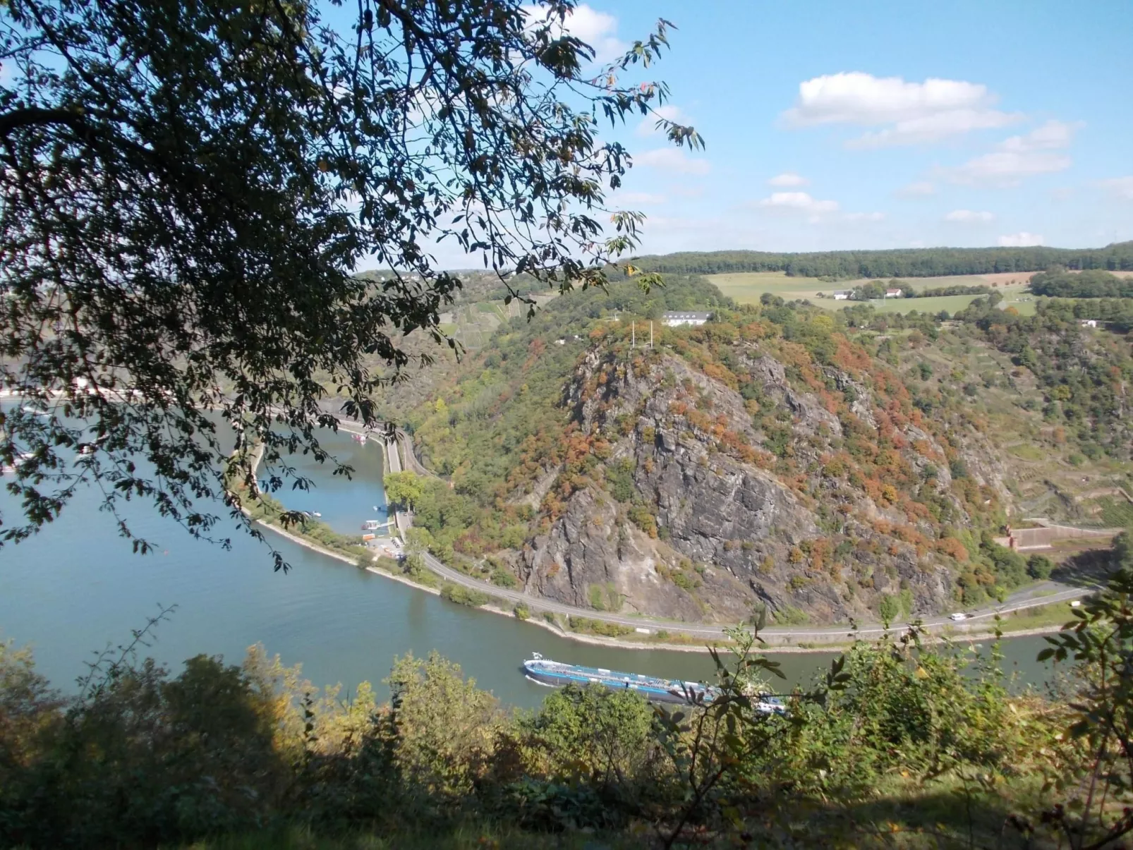 Mit Balkon und Rheinblick-Buiten