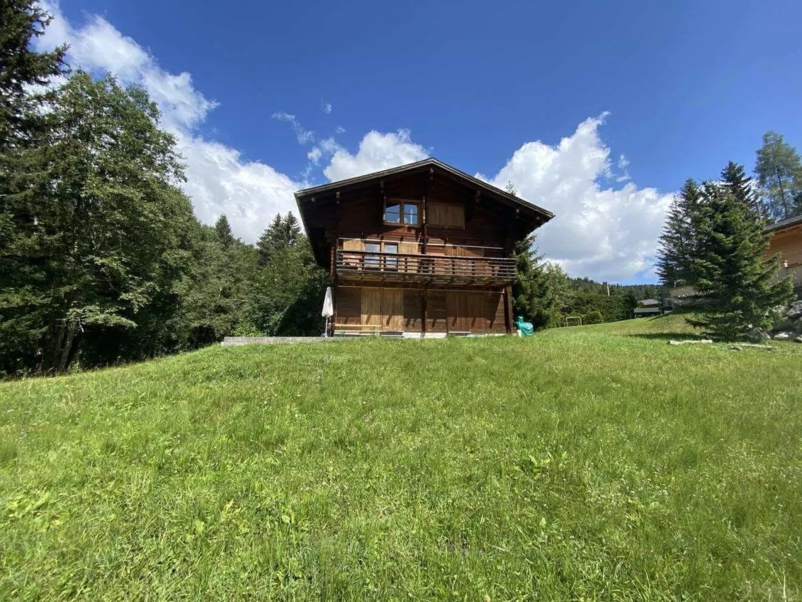 "Chalet de Bois" Süd herrliche Aussicht-Buiten