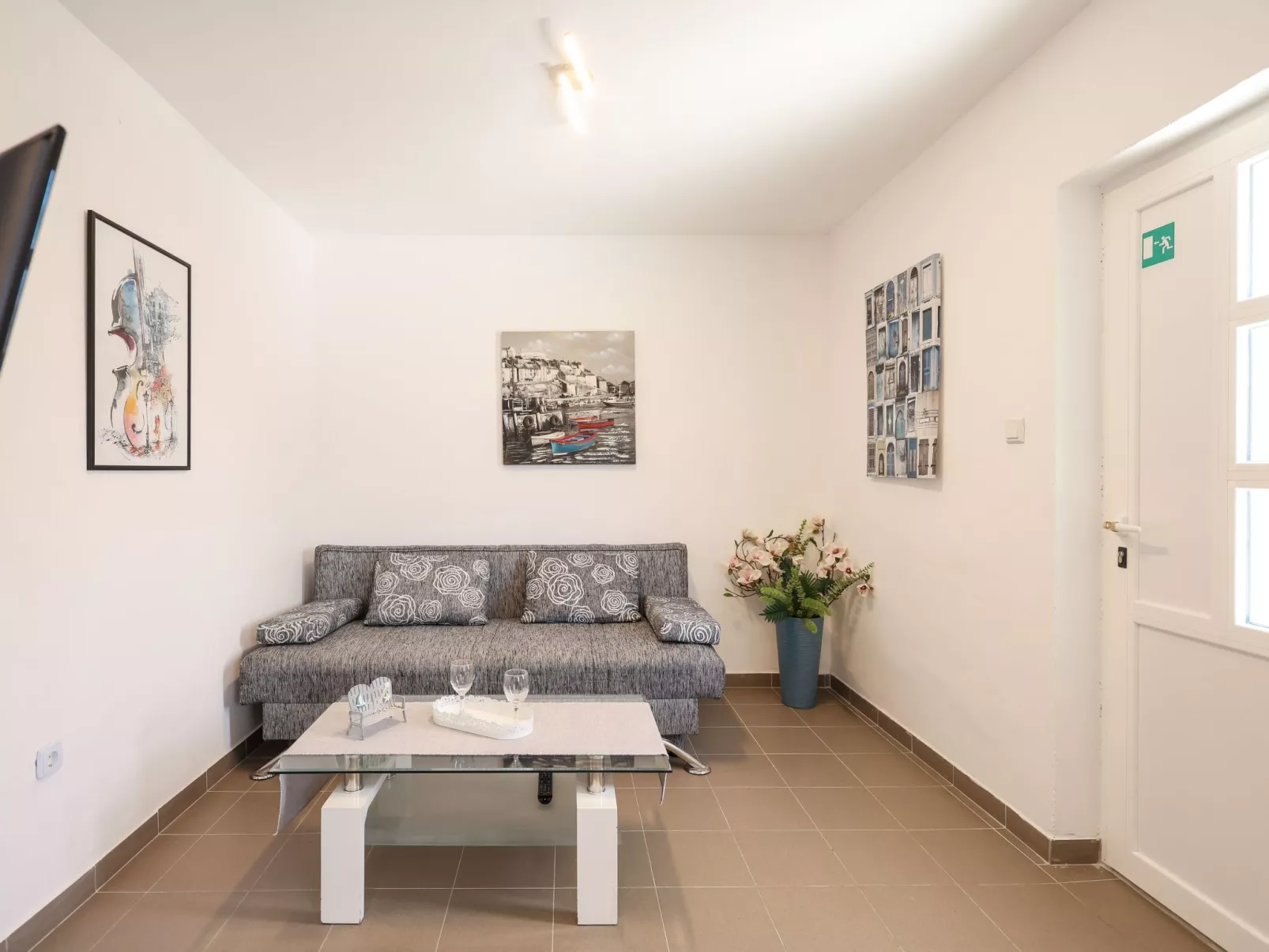 Wohnung "Wohnung A1" direkt am Strand - Binnen