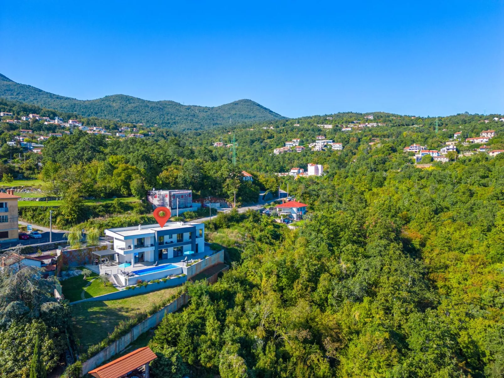 Schönes Ferienhaus Villa Ziganto-Buiten