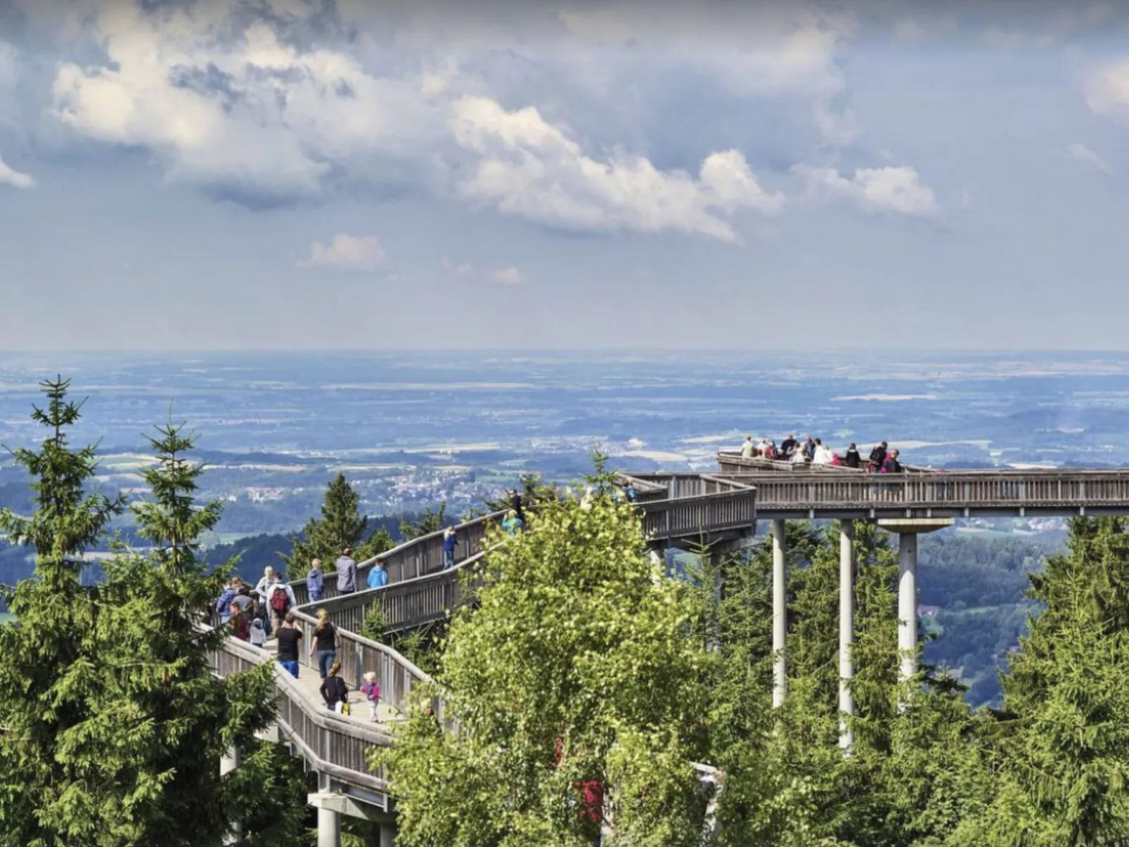 Appartement in Sankt Englmar mit Großem Balkon-Buiten