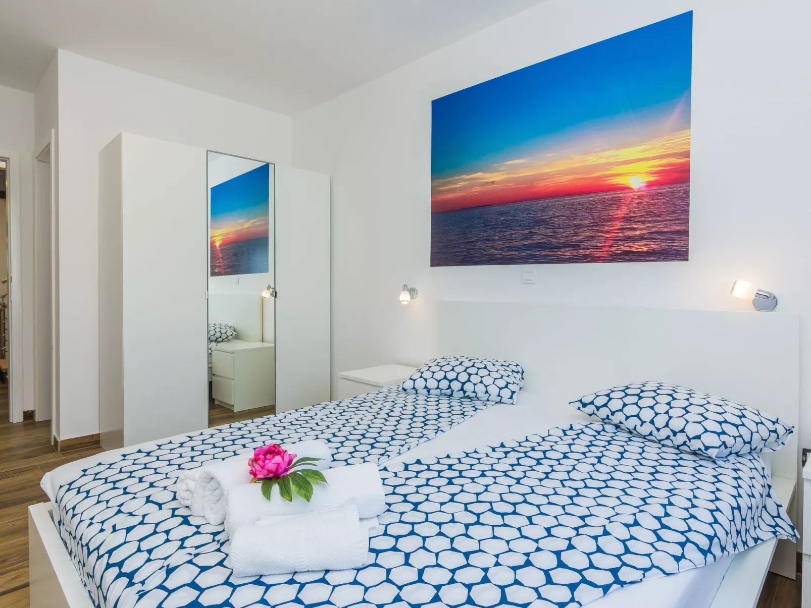 Strandvilla "Miri Olive" mit beheiztem Pool-Binnen