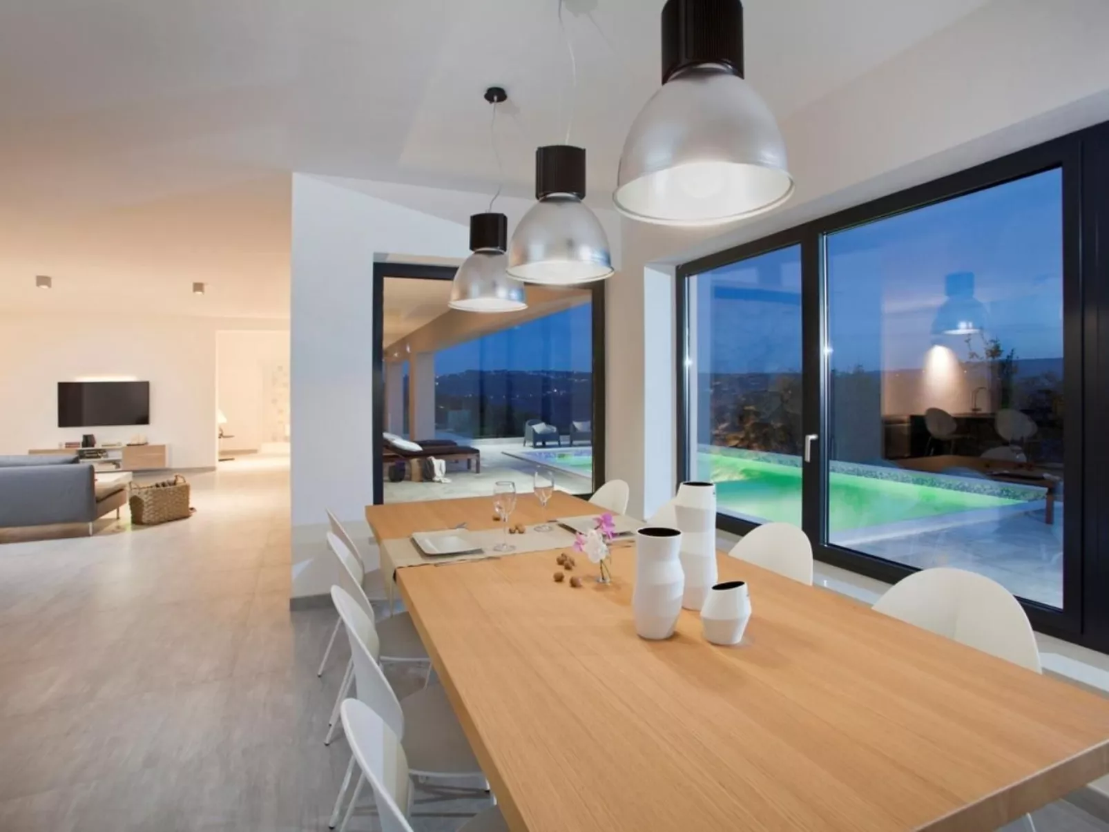 Moderne Villa Arsia mit Pool, gelegen in der Nähe von Labin-Binnen