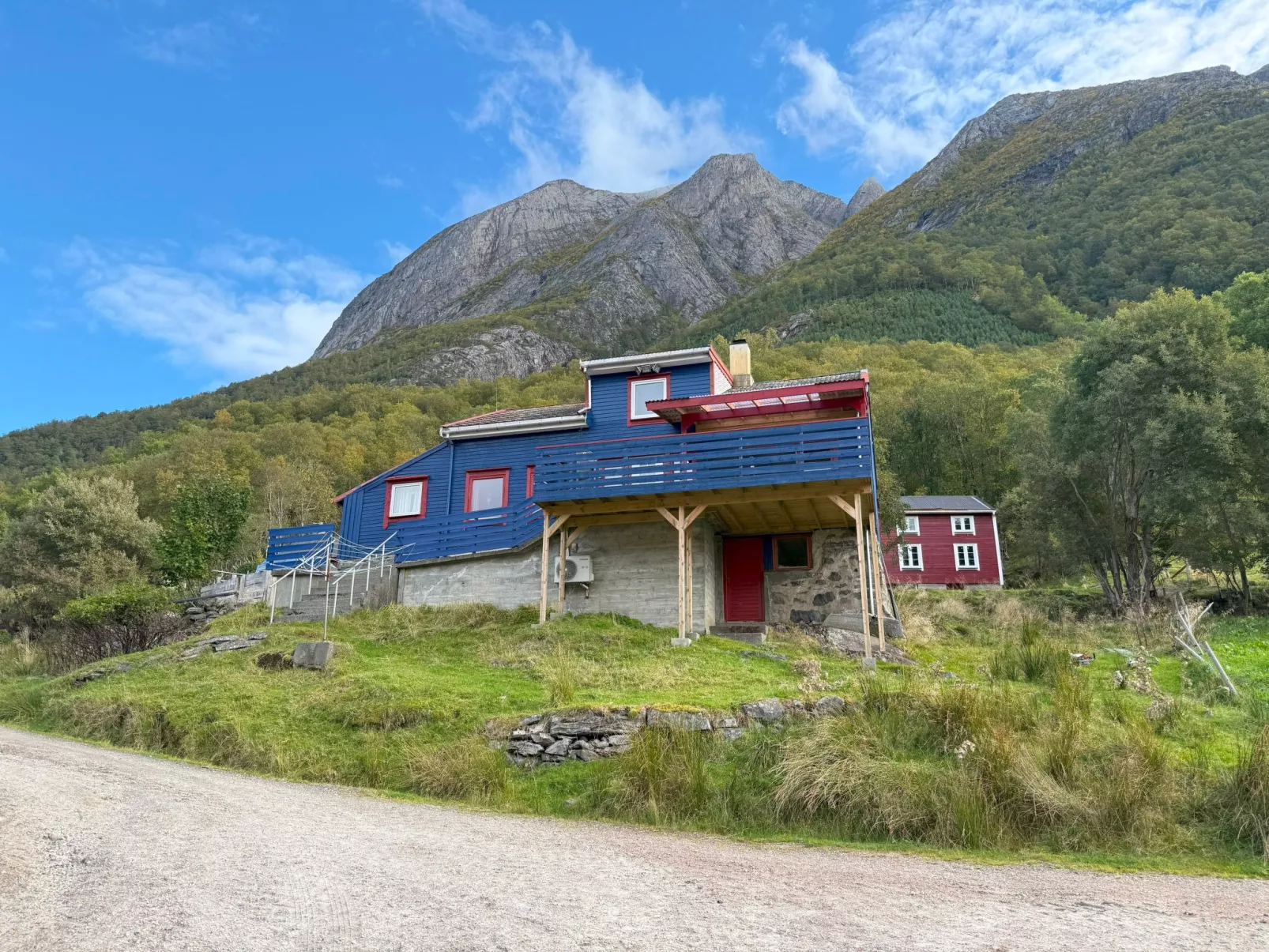 Stabben Blue House-Buiten