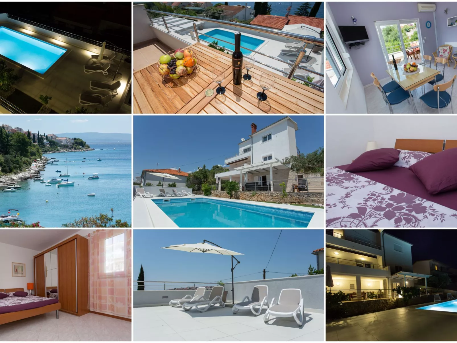 Für 5 Personen ca. 65 m&sup2; in Okrug Gornji, Adriaküste Kroatien (Kroatische-Binnen