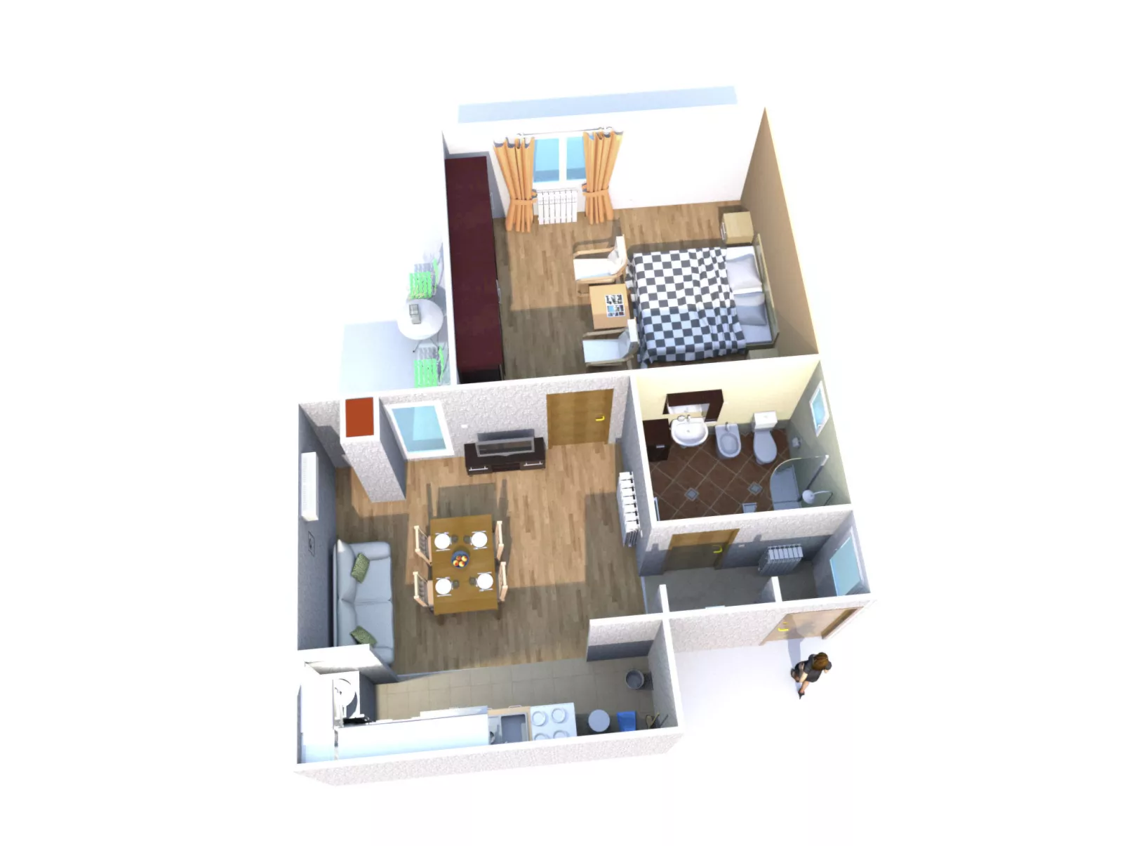 "Gemütlicher Garten" mit Terrasse-Binnen