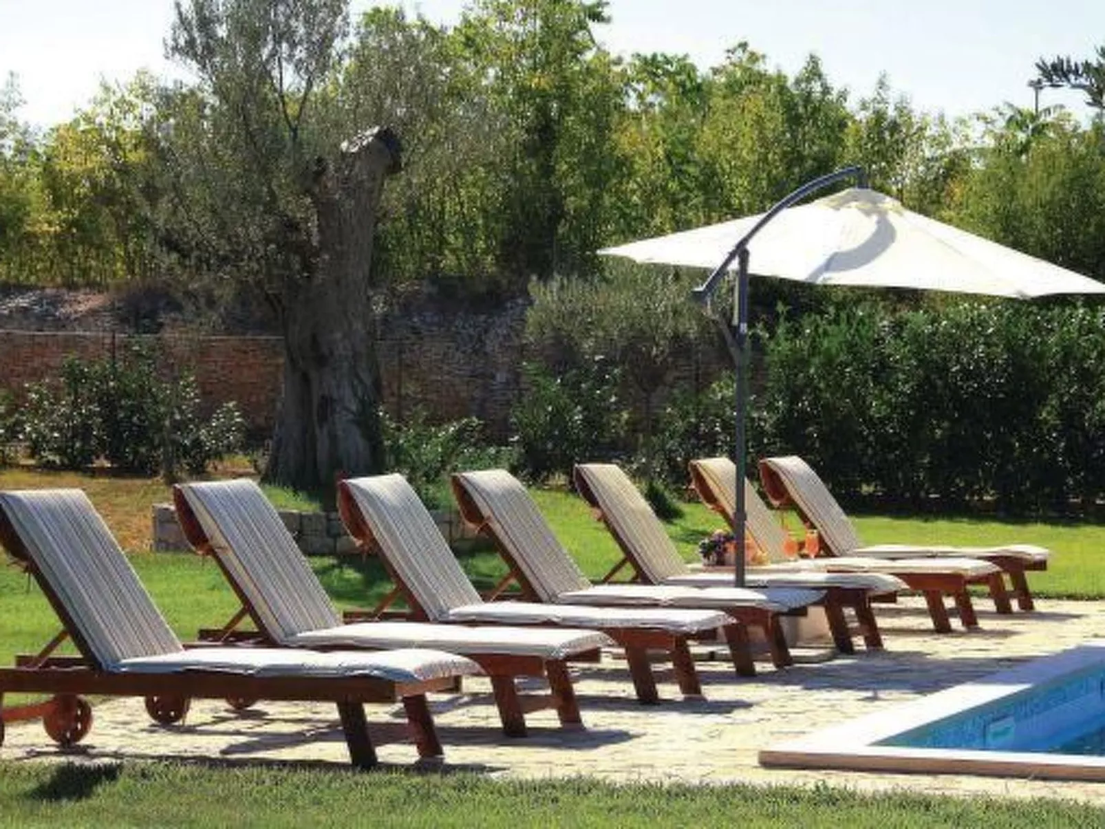 Luxuriöse Villa mit riesigem Olivenbaum-Garten, Sonnenterrasse, großem Pool und-Buiten