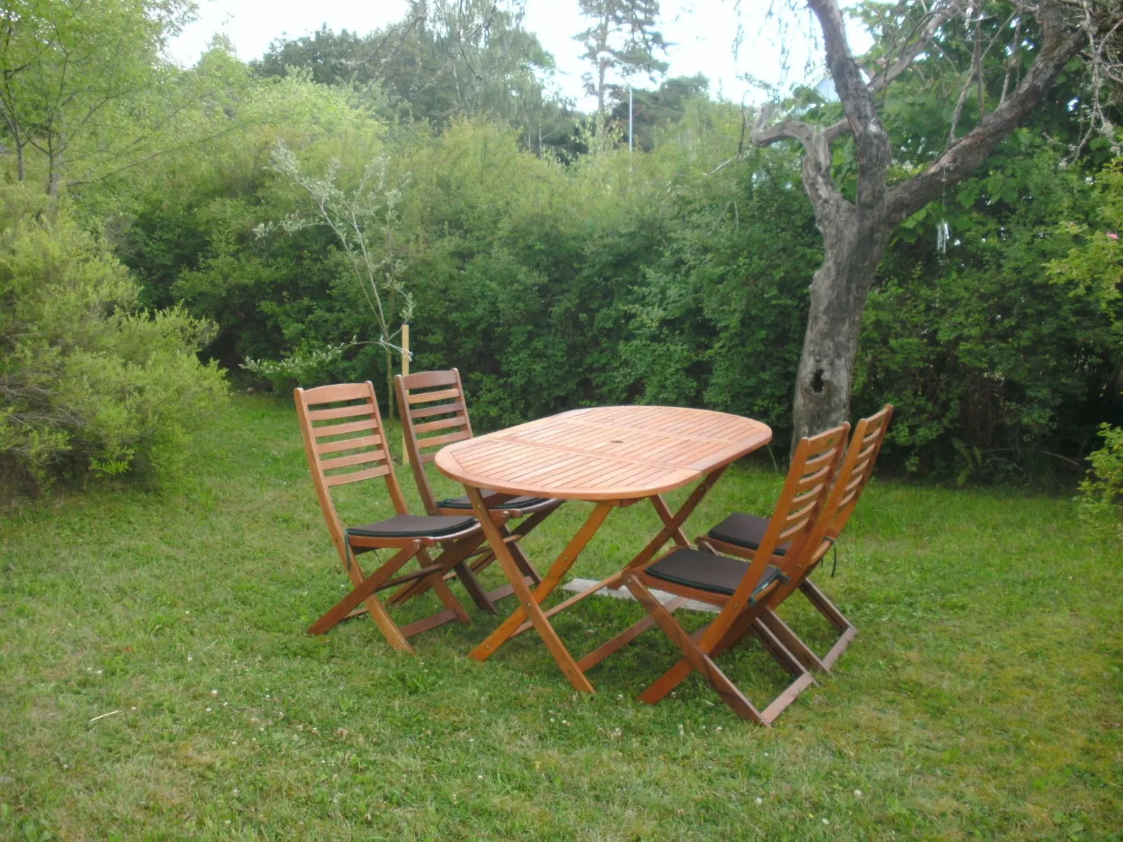 Mit Sauna und Kaminofen sowie Terrasse-Buiten