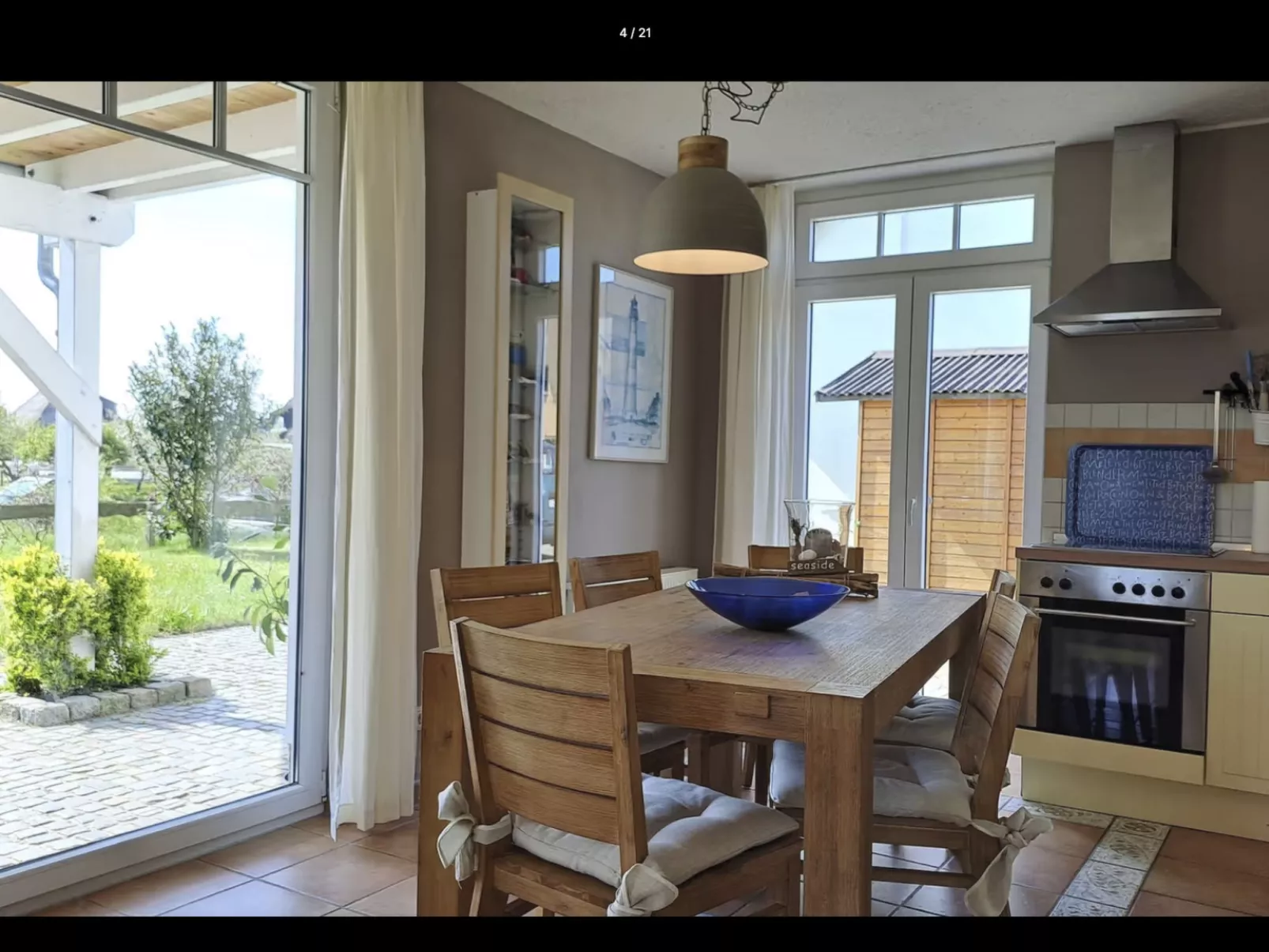 Appartement in Zinnowitz mit Grill-Binnen