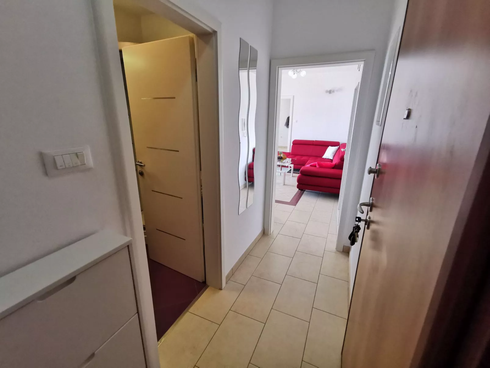 Wohnung mit Meerblick, 50m vom Strand entfernt-Binnen