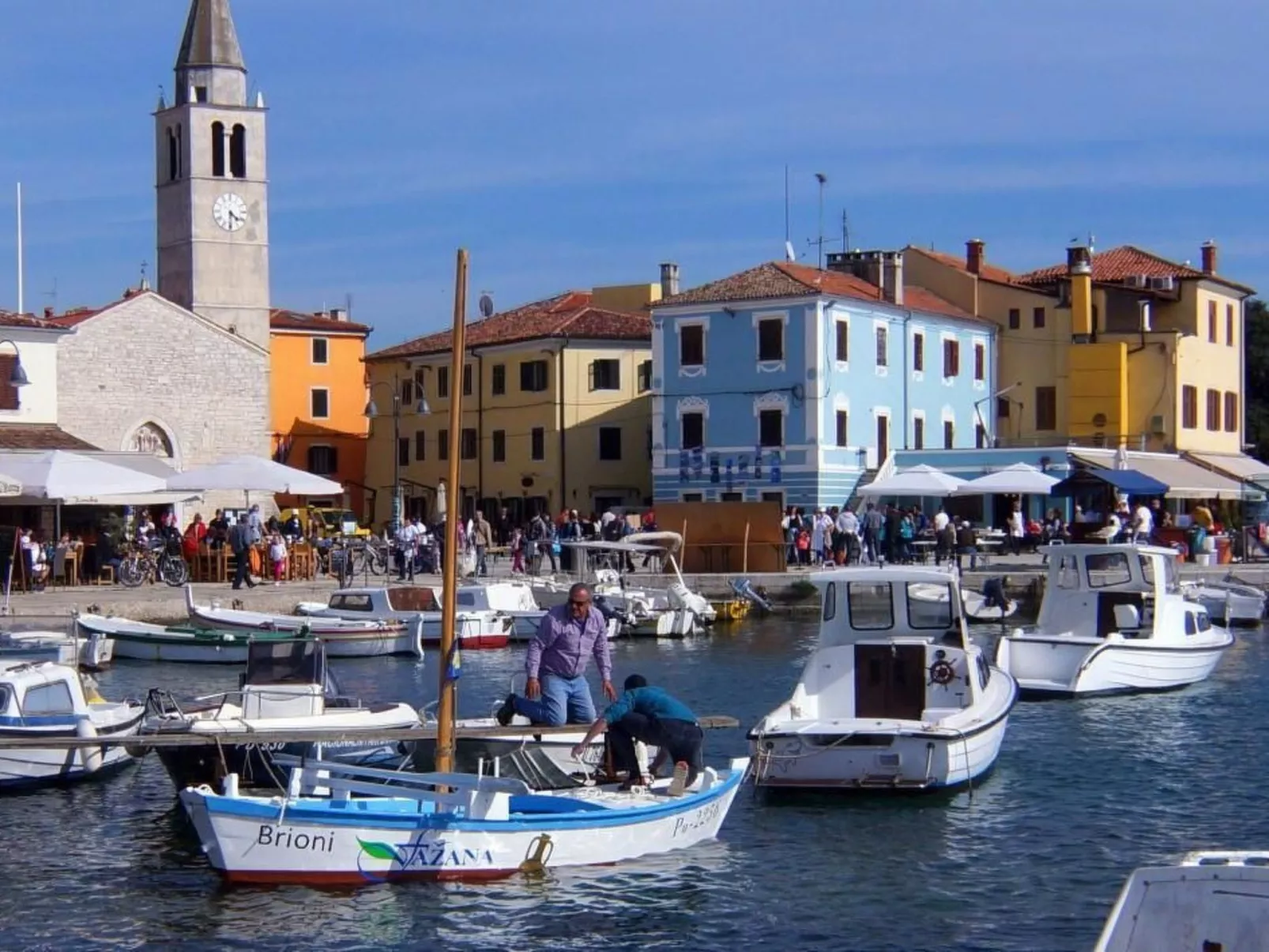 Studio-Apartment in Stinjan, 600 m vom Strand entfernt-Buiten