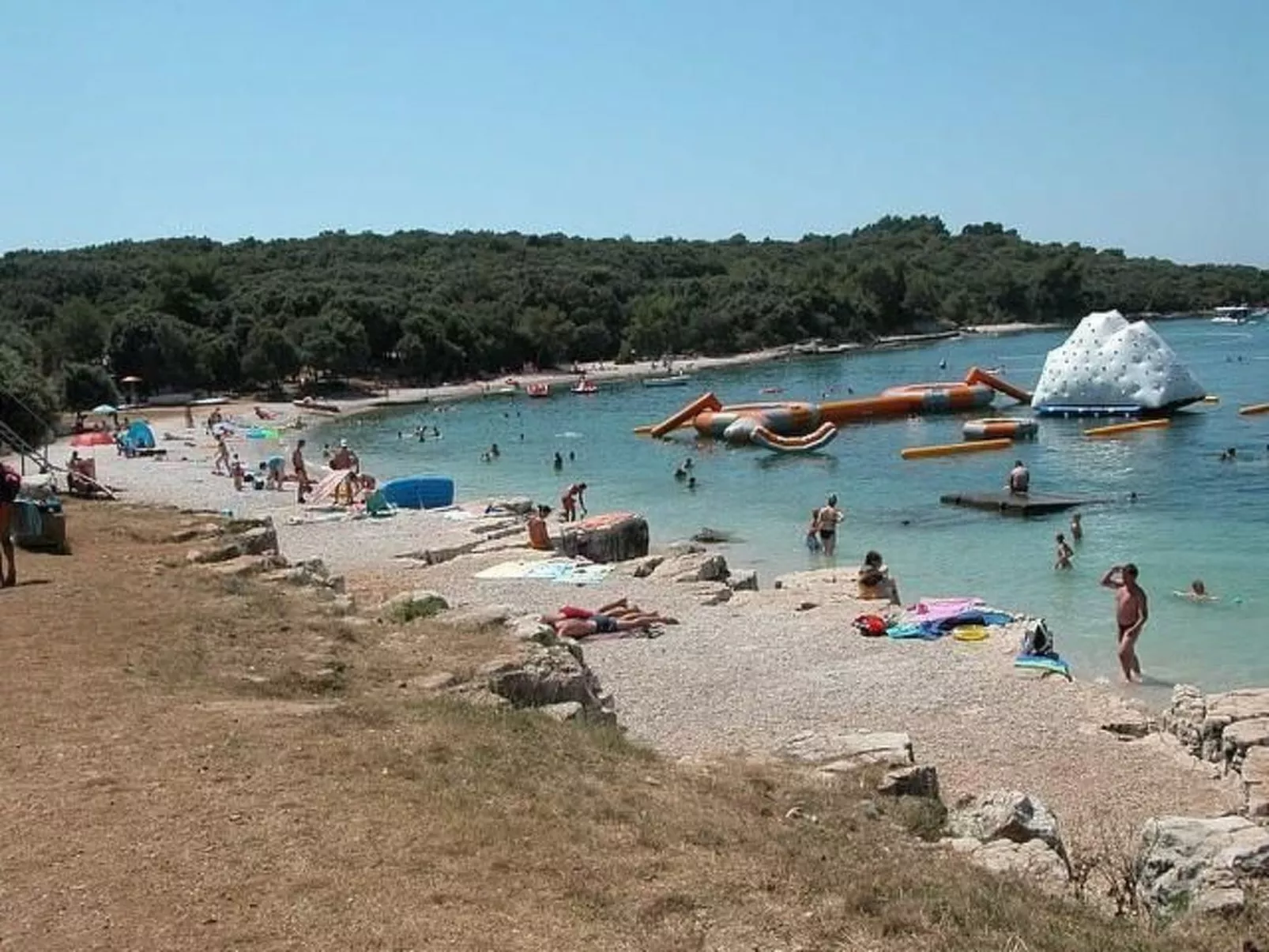Studio "Goga" mit Terrasse, 800 m vom Strand entfernt-Buiten